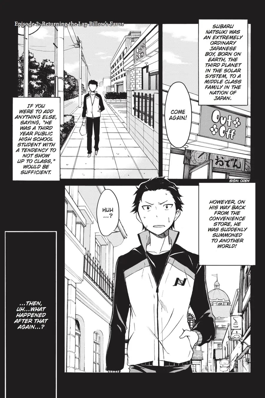 Re:ZERO - Starting Life in Another World - Chapter 1: A Day in the Capital Chapter 2 page 1 - Chapter 2