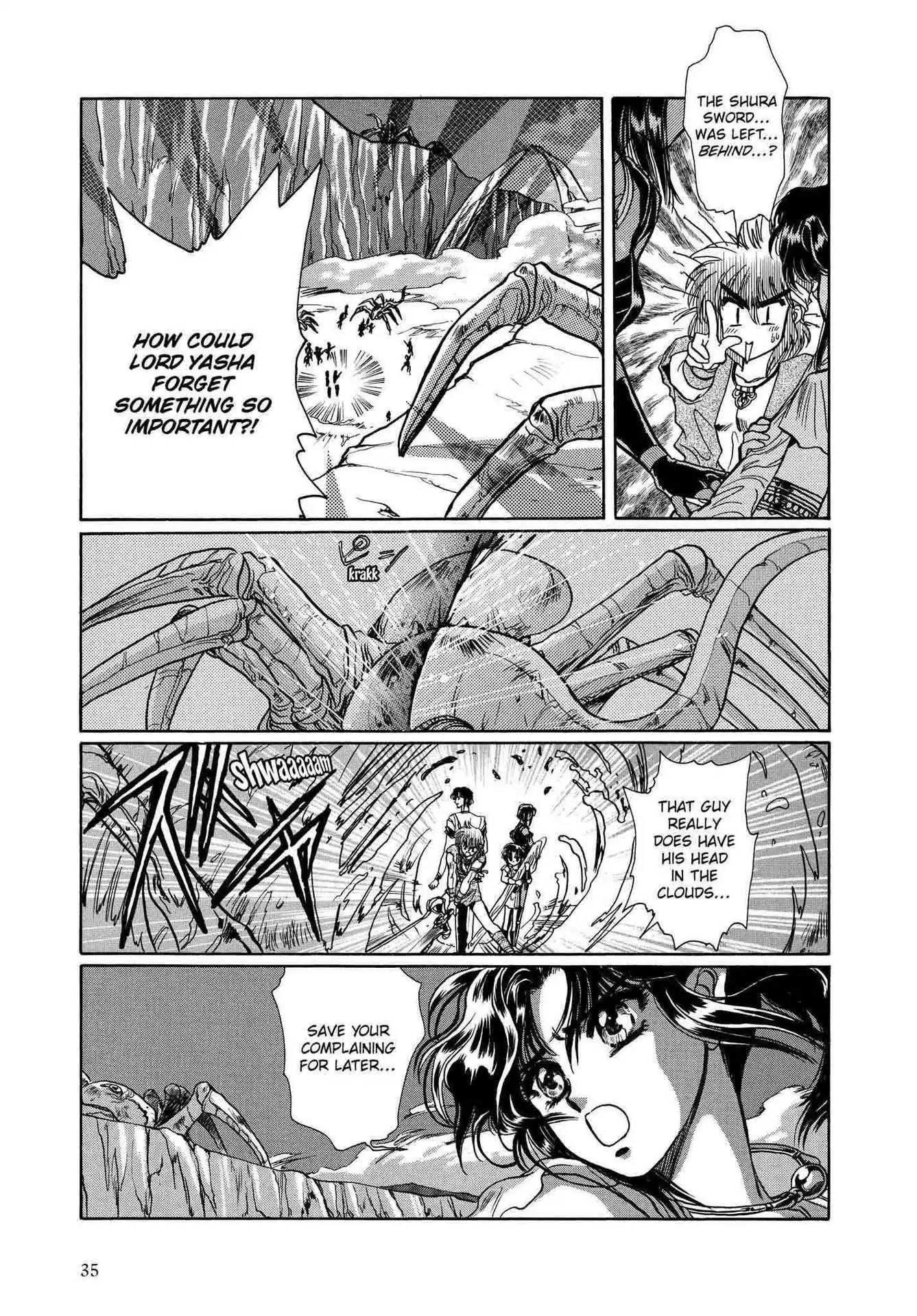 RG Veda Chapter 2.0 page 35 - Vol.2 Ice castle fire prison (Continued)