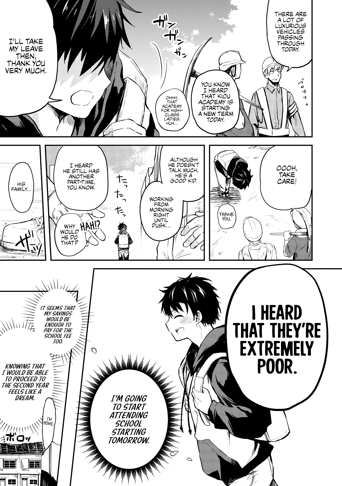 Rich Girl Caretaker Chapter 1 page 4 - Chapter 1