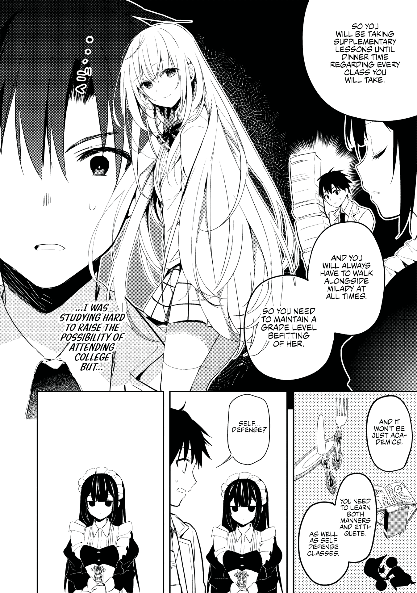 Rich Girl Caretaker Chapter 2.2 page 15 - Chapter 2.2