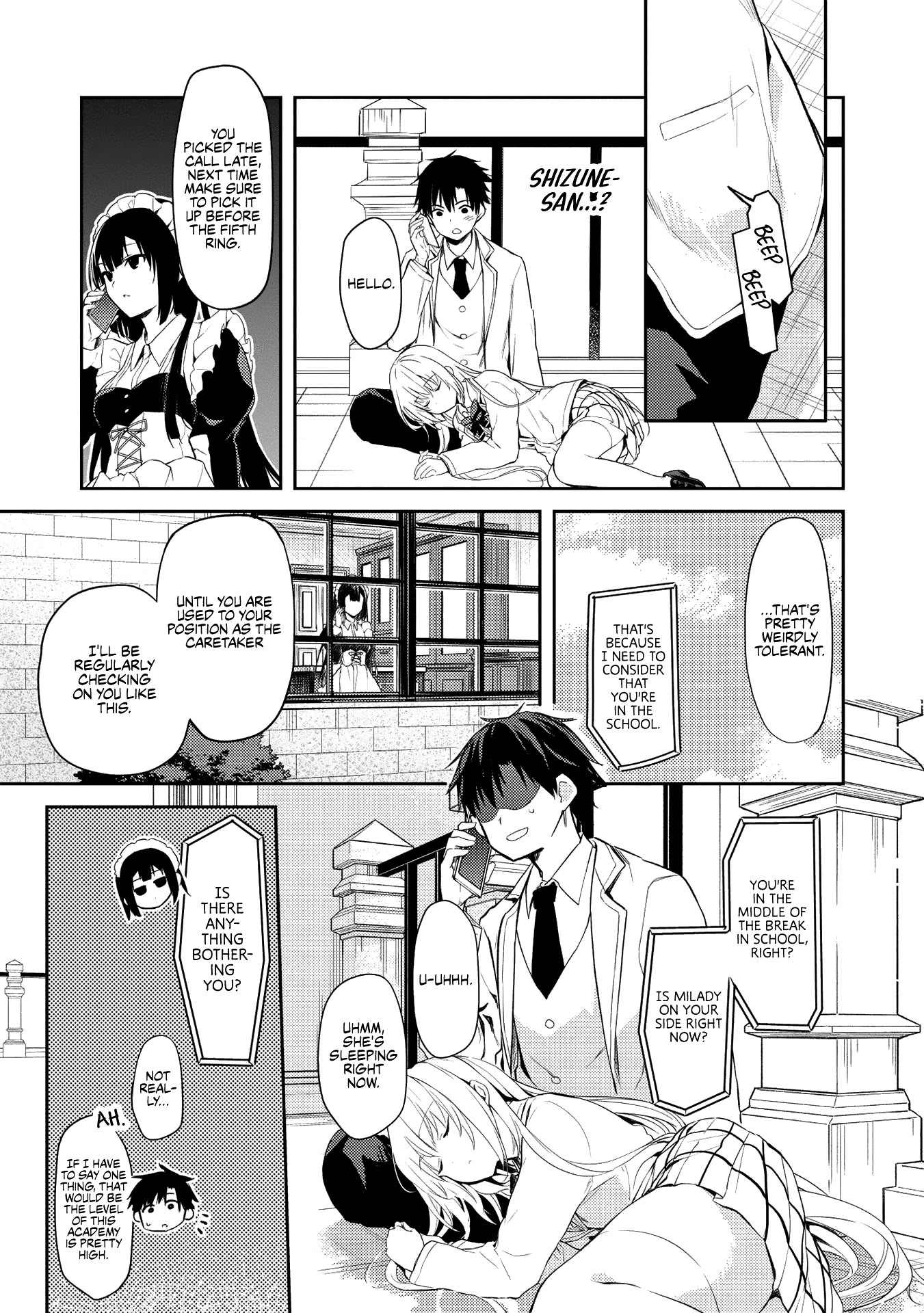 Rich Girl Caretaker Chapter 4 page 12 - Chapter 4
