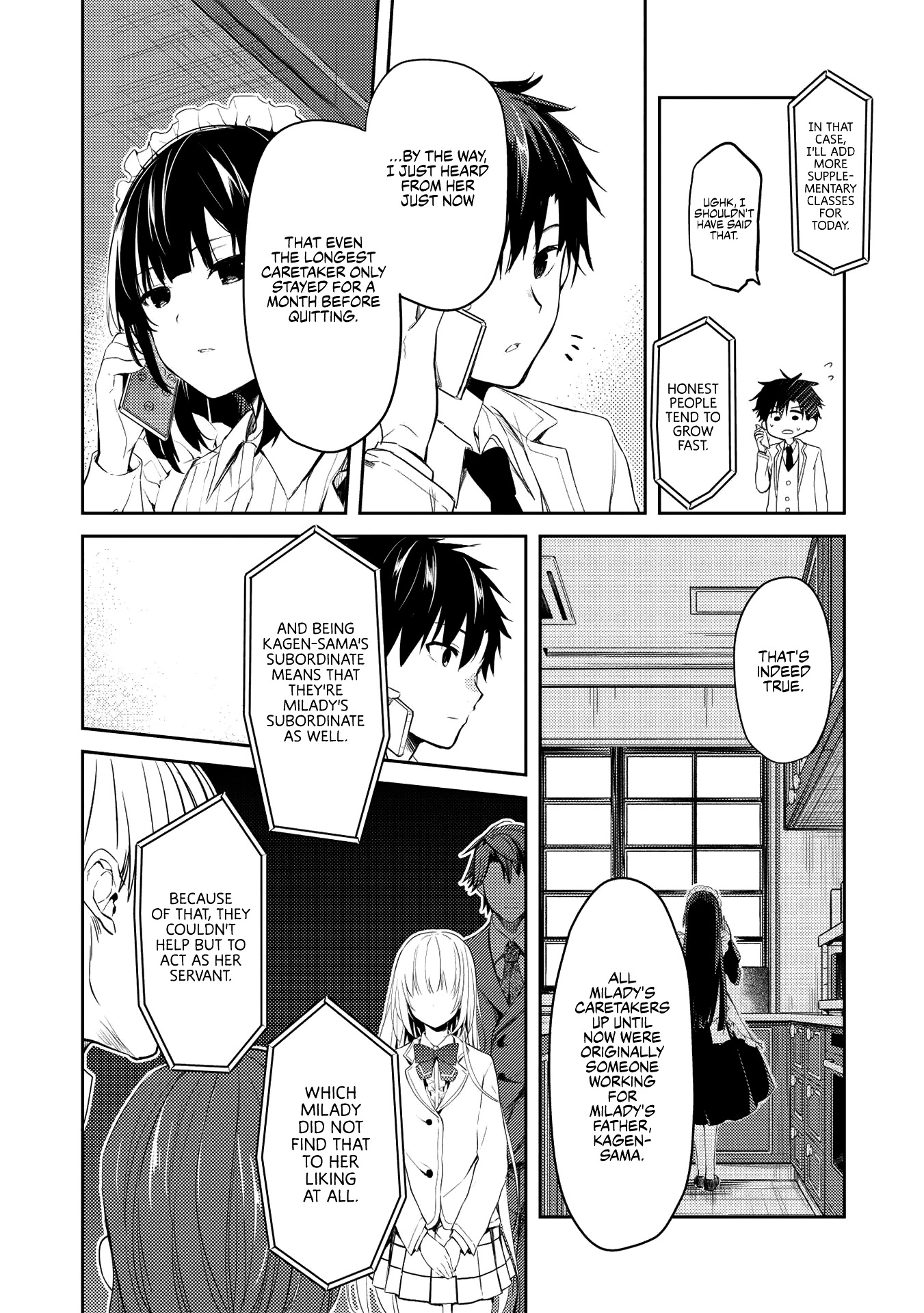 Rich Girl Caretaker Chapter 4 page 13 - Chapter 4