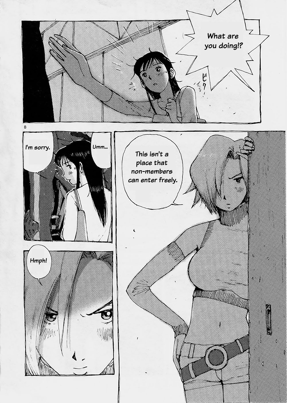 Ride Back Chapter 2.2 page 8 - Chapter 2 v2 : The Reason She Came