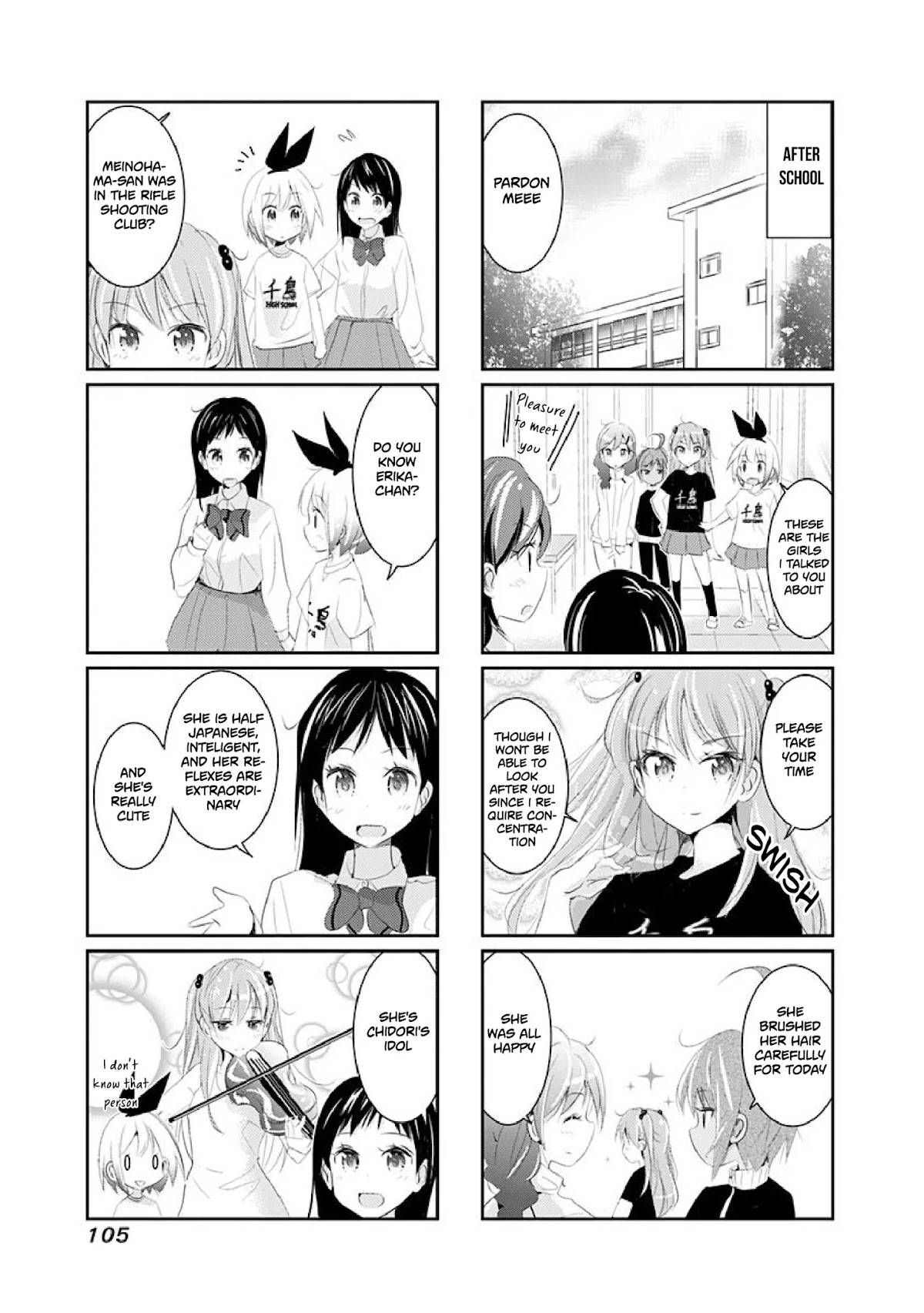 Rifle is Beautiful Chapter 13 page 4 - Chapter 13: Eating snacks while walking is fun