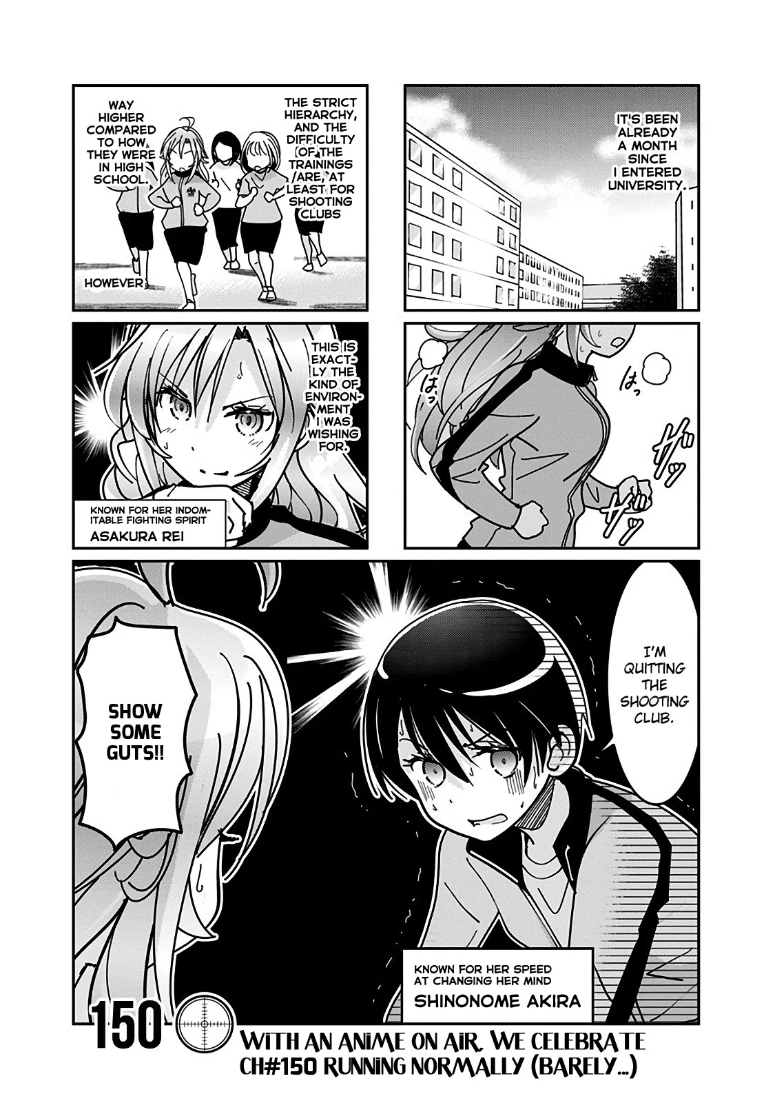 Rifle is Beautiful Chapter 150 page 2 - Chapter 150: With an anime on air, we celebrate ch#150 running normally (barely...)