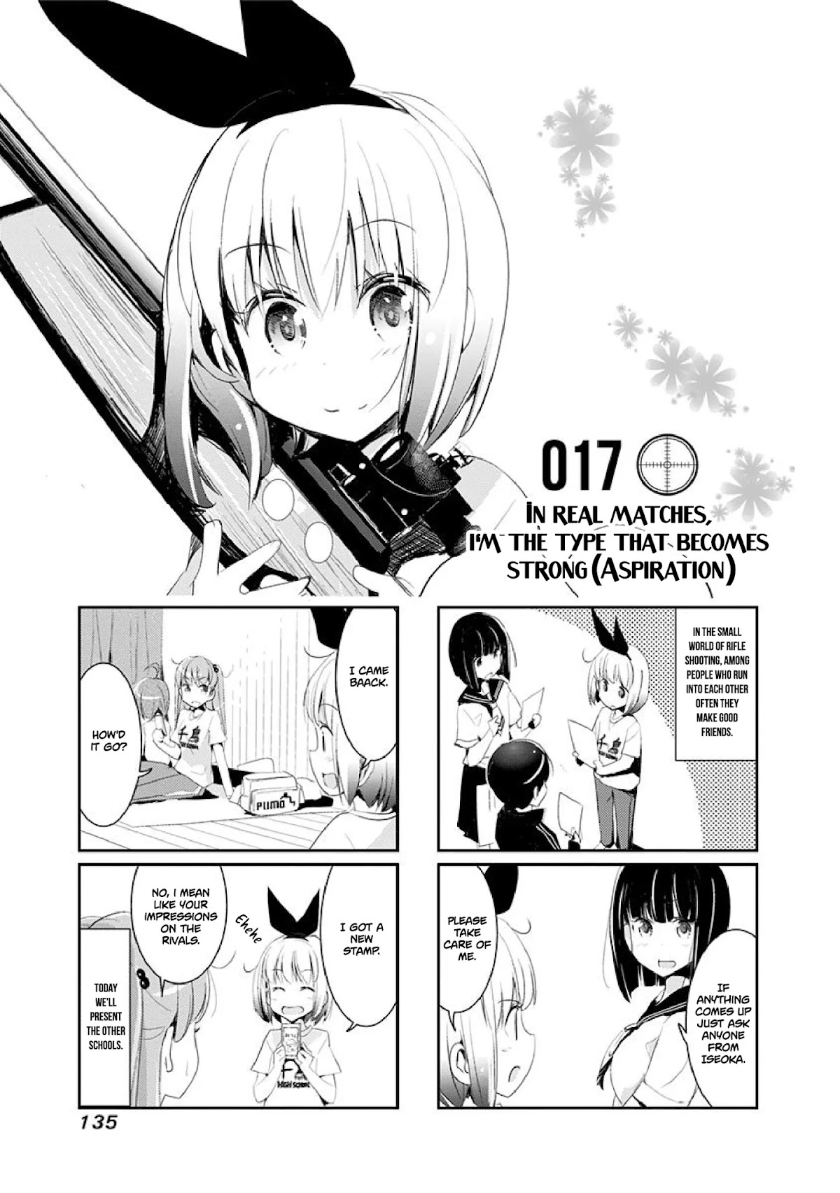 Rifle is Beautiful Chapter 17 page 2 - Chapter 17: In real matches, i'm the type that becomes strong (Aspiration)