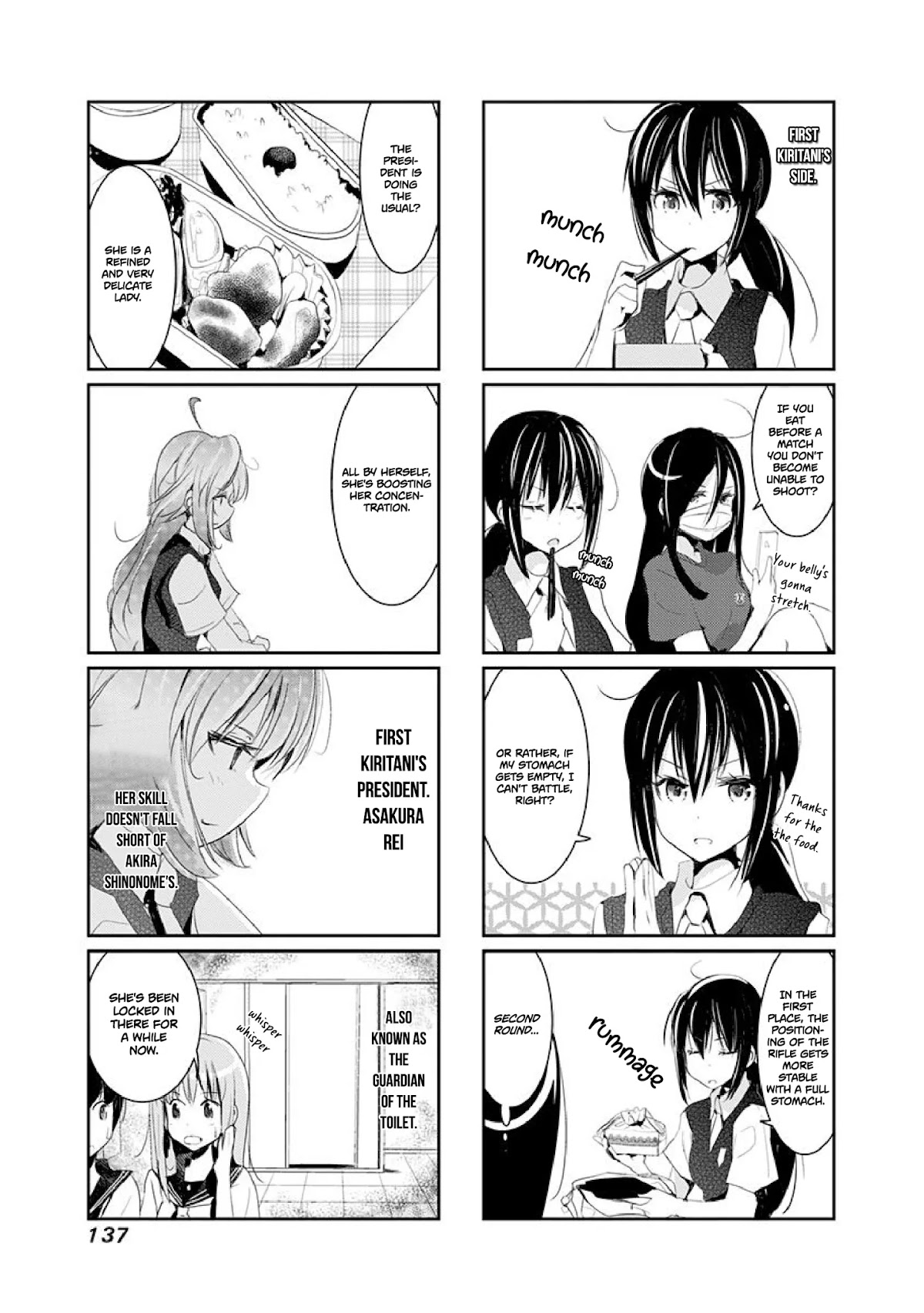 Rifle is Beautiful Chapter 17 page 4 - Chapter 17: In real matches, i'm the type that becomes strong (Aspiration)