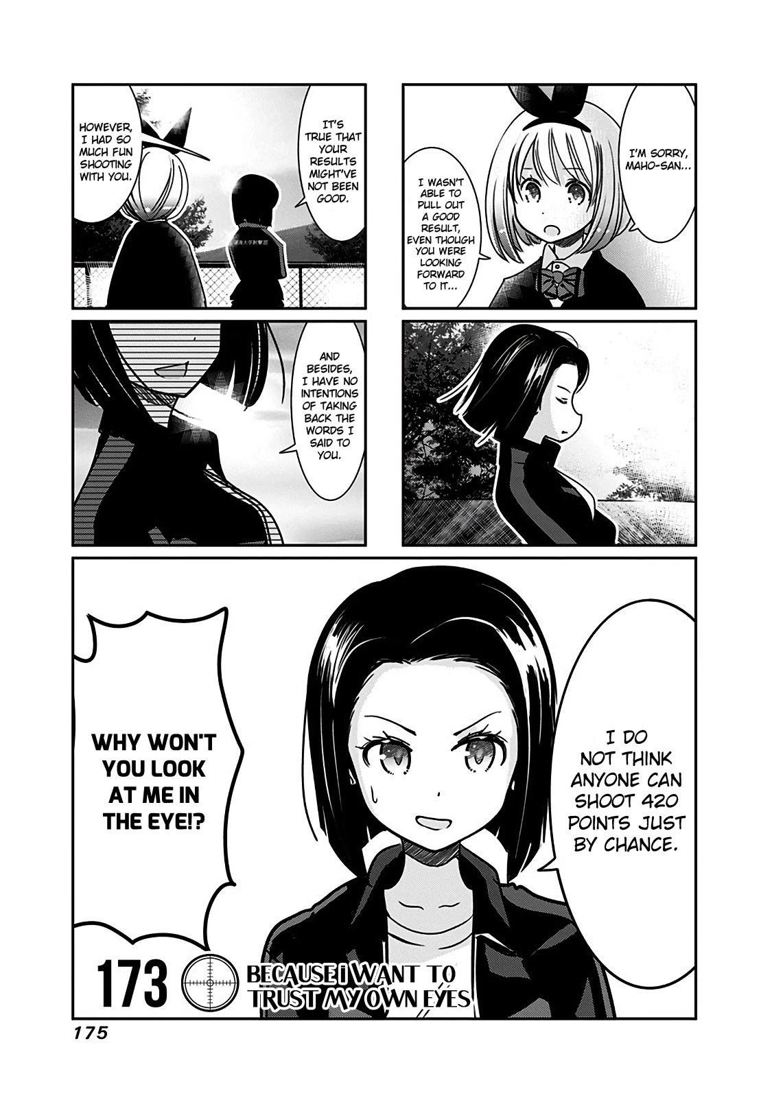 Rifle is Beautiful Chapter 173 page 1 - Chapter 173: Because I want to trust my own eyes