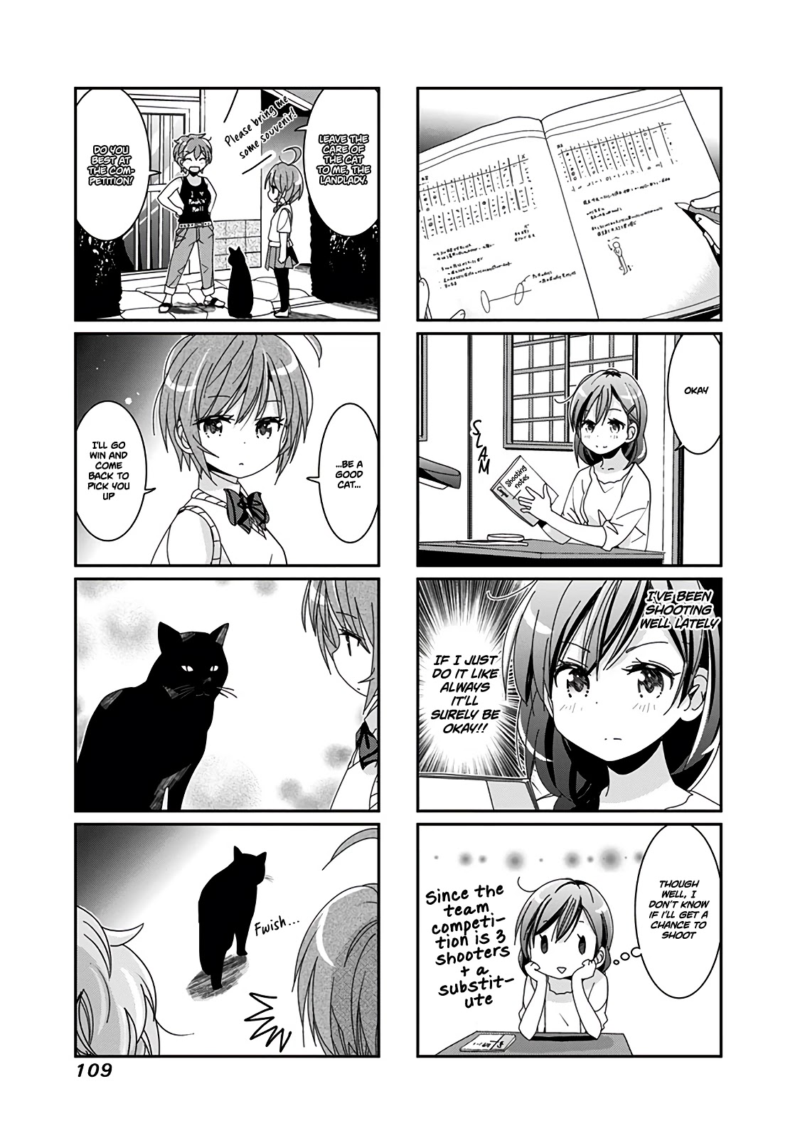 Rifle is Beautiful Chapter 31 page 4 - Chapter 31: Can also play the piano, Meinohama Erika. In the middle of mental concentration