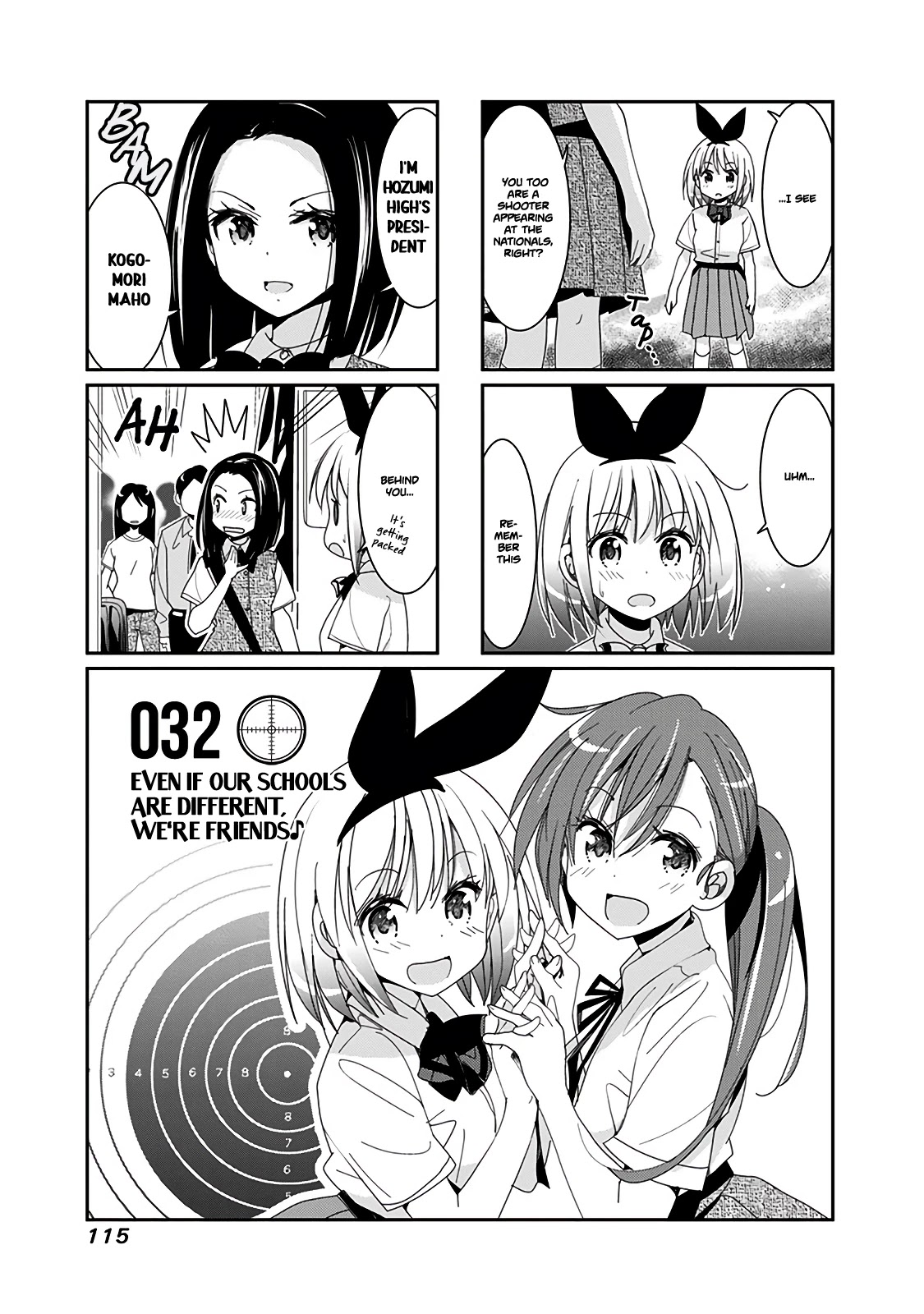 Rifle is Beautiful Chapter 32 page 2 - Chapter 32: Even if our schools are different, We're friends♪