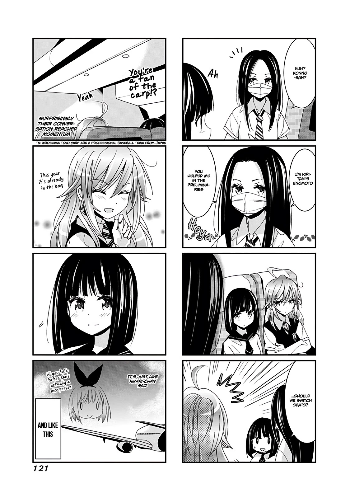 Rifle is Beautiful Chapter 32 page 8 - Chapter 32: Even if our schools are different, We're friends♪