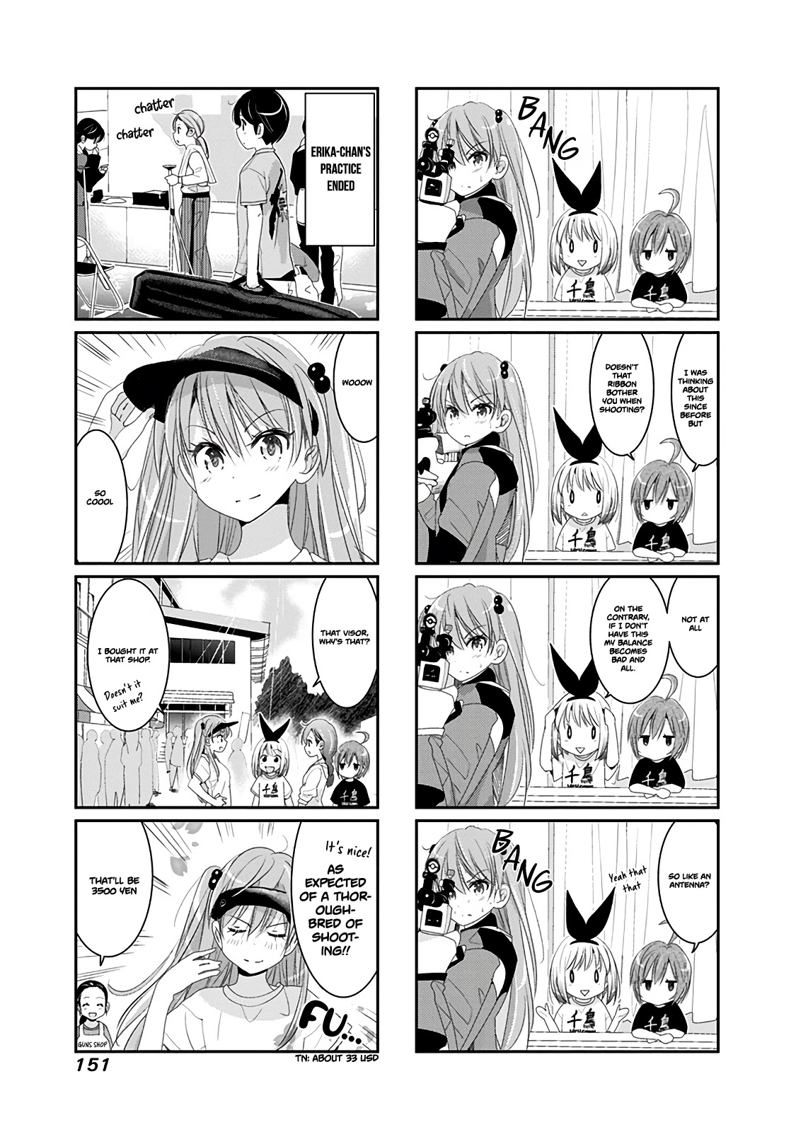 Rifle is Beautiful Chapter 35.1 page 6 - Chapter 35.1: Usually, we do it at Tonari no Young Jump