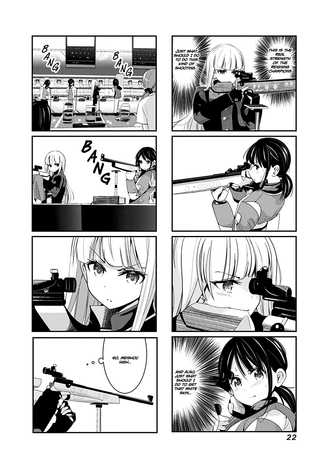 Rifle is Beautiful Chapter 39 page 5 - Chapter 39: Lately, it has felt like a sports manga