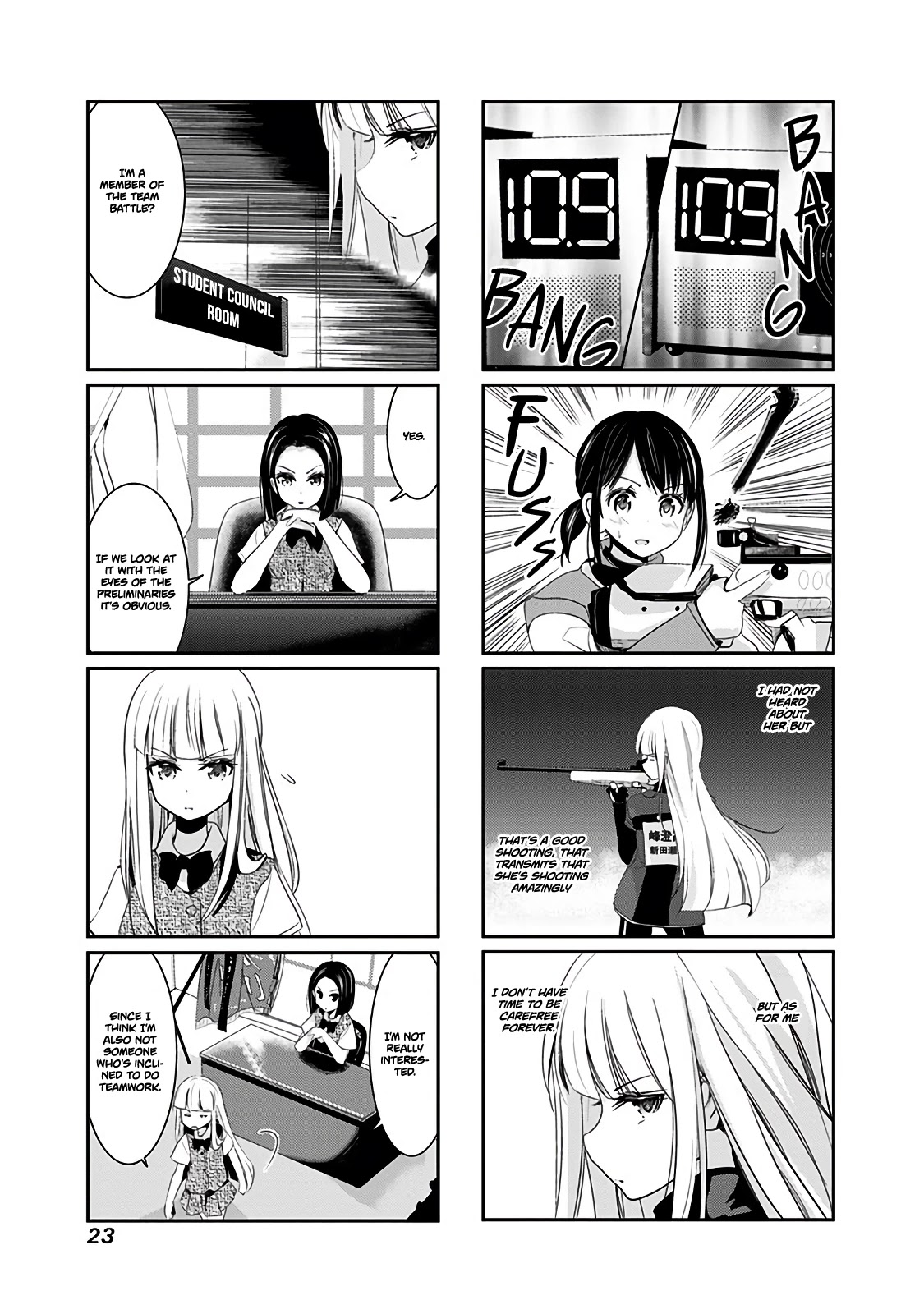 Rifle is Beautiful Chapter 39 page 6 - Chapter 39: Lately, it has felt like a sports manga