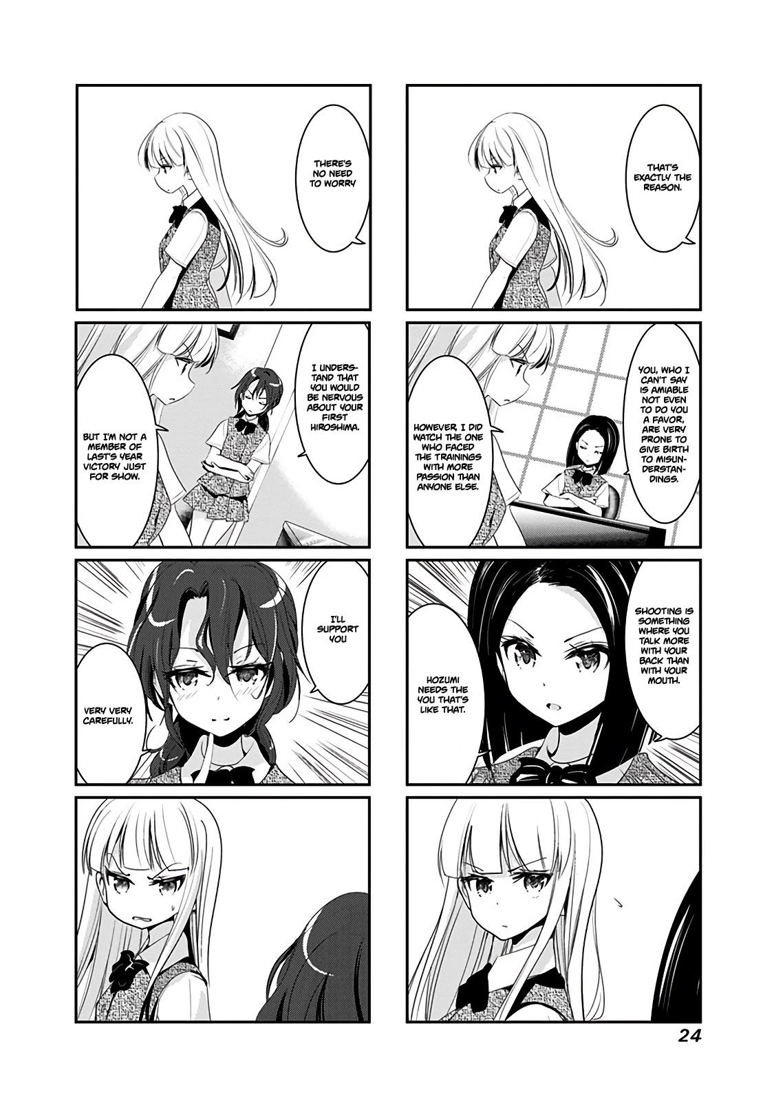 Rifle is Beautiful Chapter 39 page 7 - Chapter 39: Lately, it has felt like a sports manga