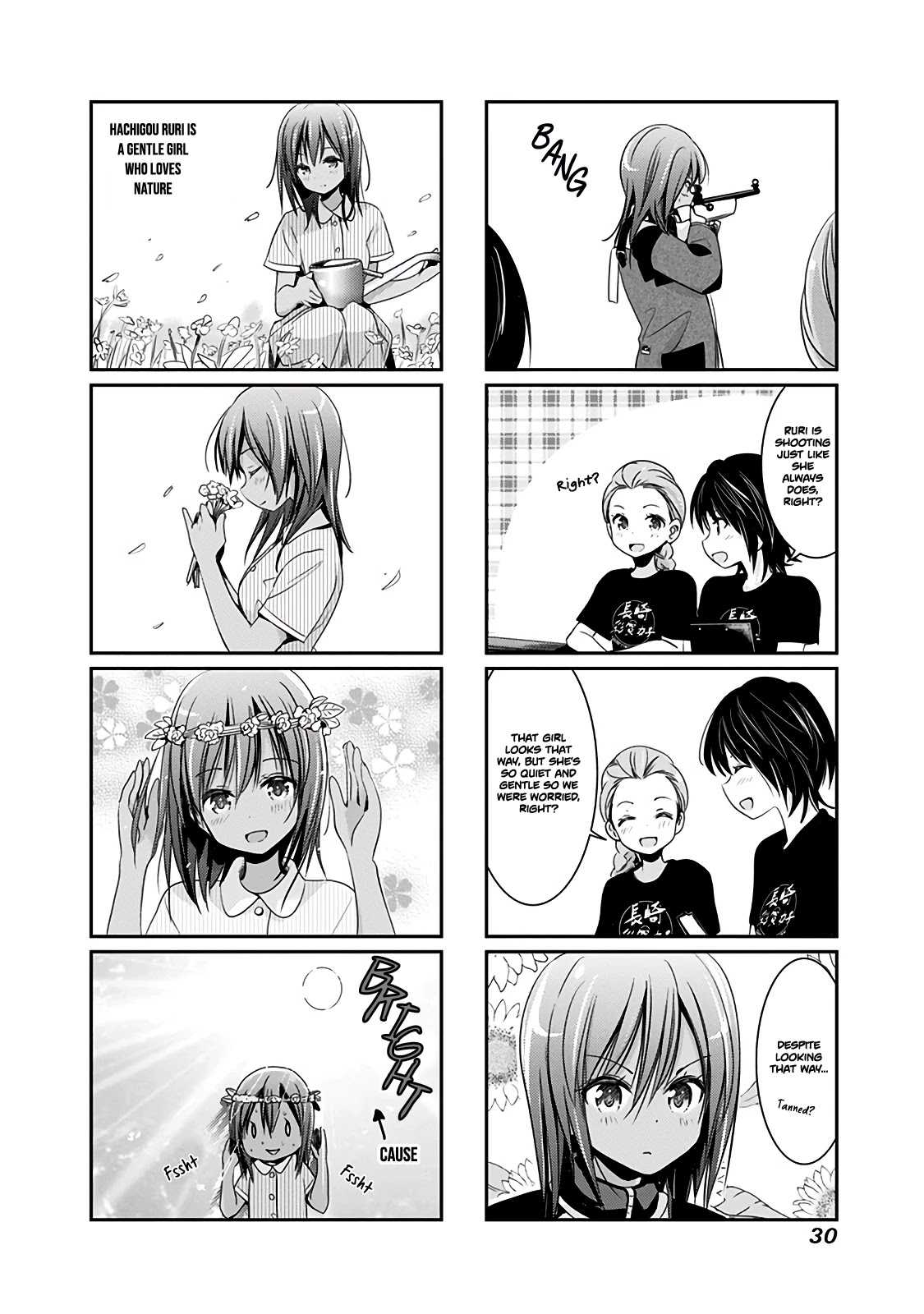 Rifle is Beautiful Chapter 40 page 5 - Chapter 40: It's also midsummer in midsummer. The girls that compete to be no1 in Japan!!