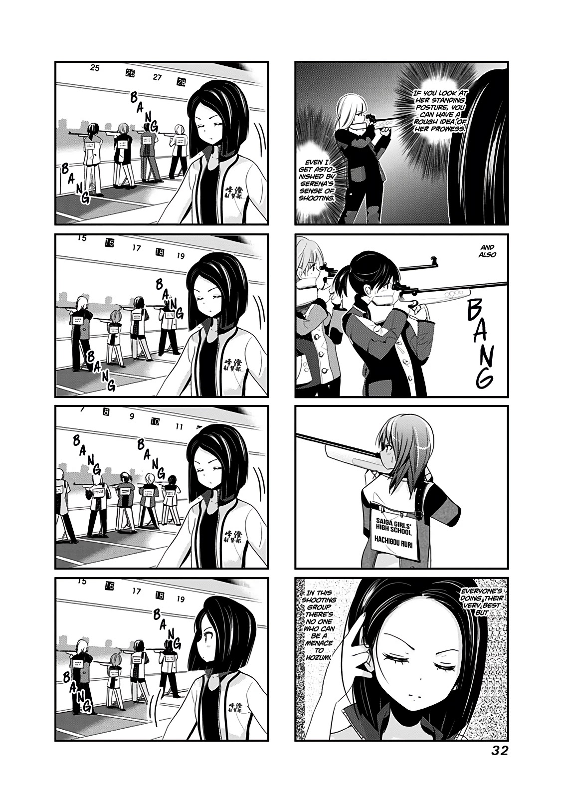 Rifle is Beautiful Chapter 40 page 7 - Chapter 40: It's also midsummer in midsummer. The girls that compete to be no1 in Japan!!