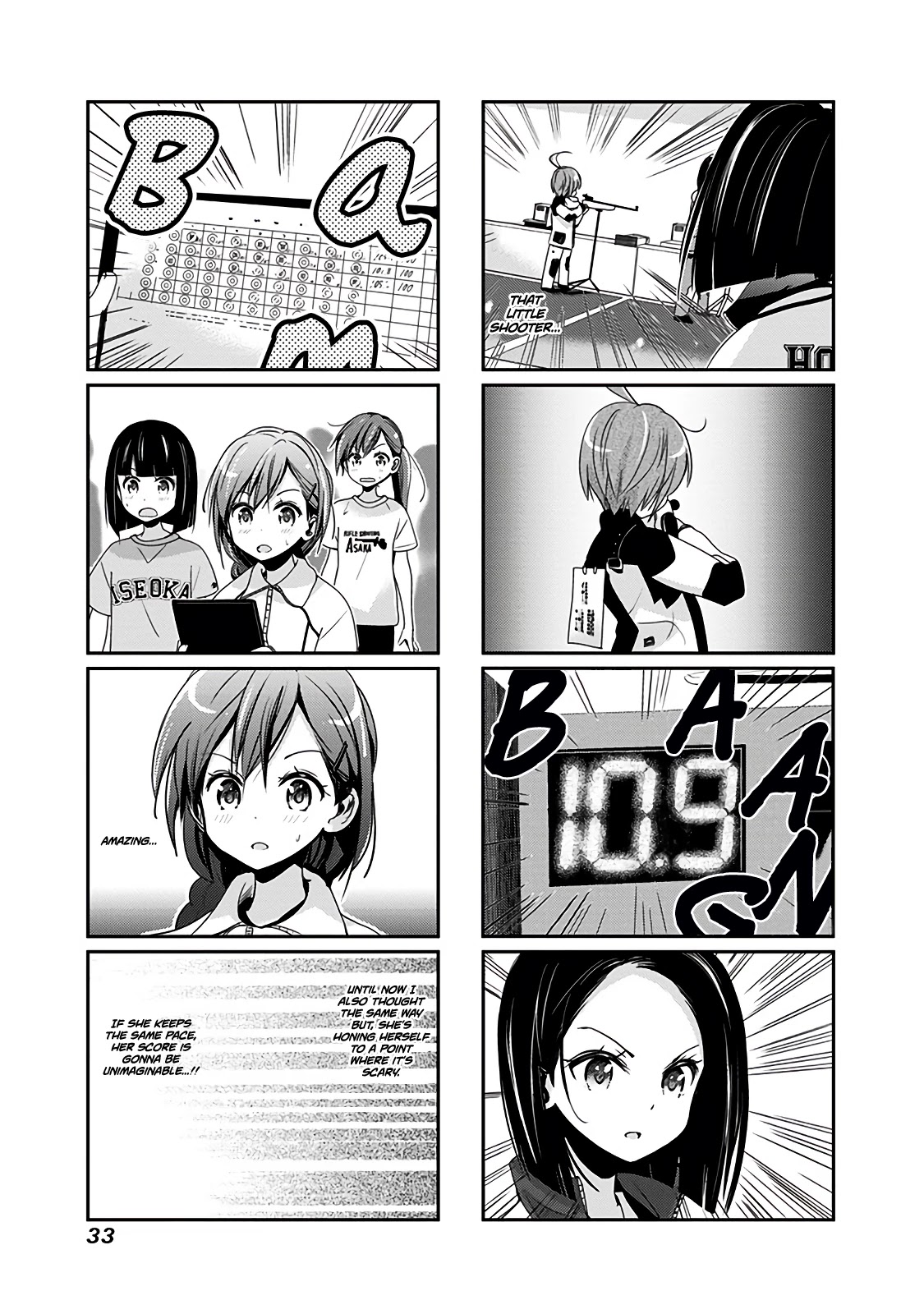 Rifle is Beautiful Chapter 40 page 8 - Chapter 40: It's also midsummer in midsummer. The girls that compete to be no1 in Japan!!