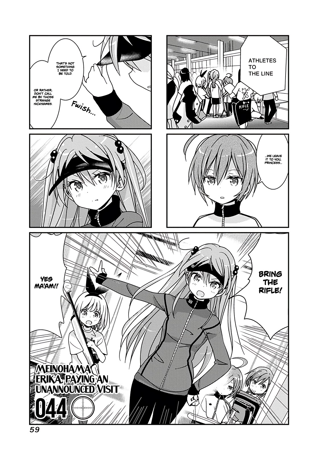 Rifle is Beautiful Chapter 44 page 2 - Chapter 44: Meinohama Erika, paying an unannounced visit