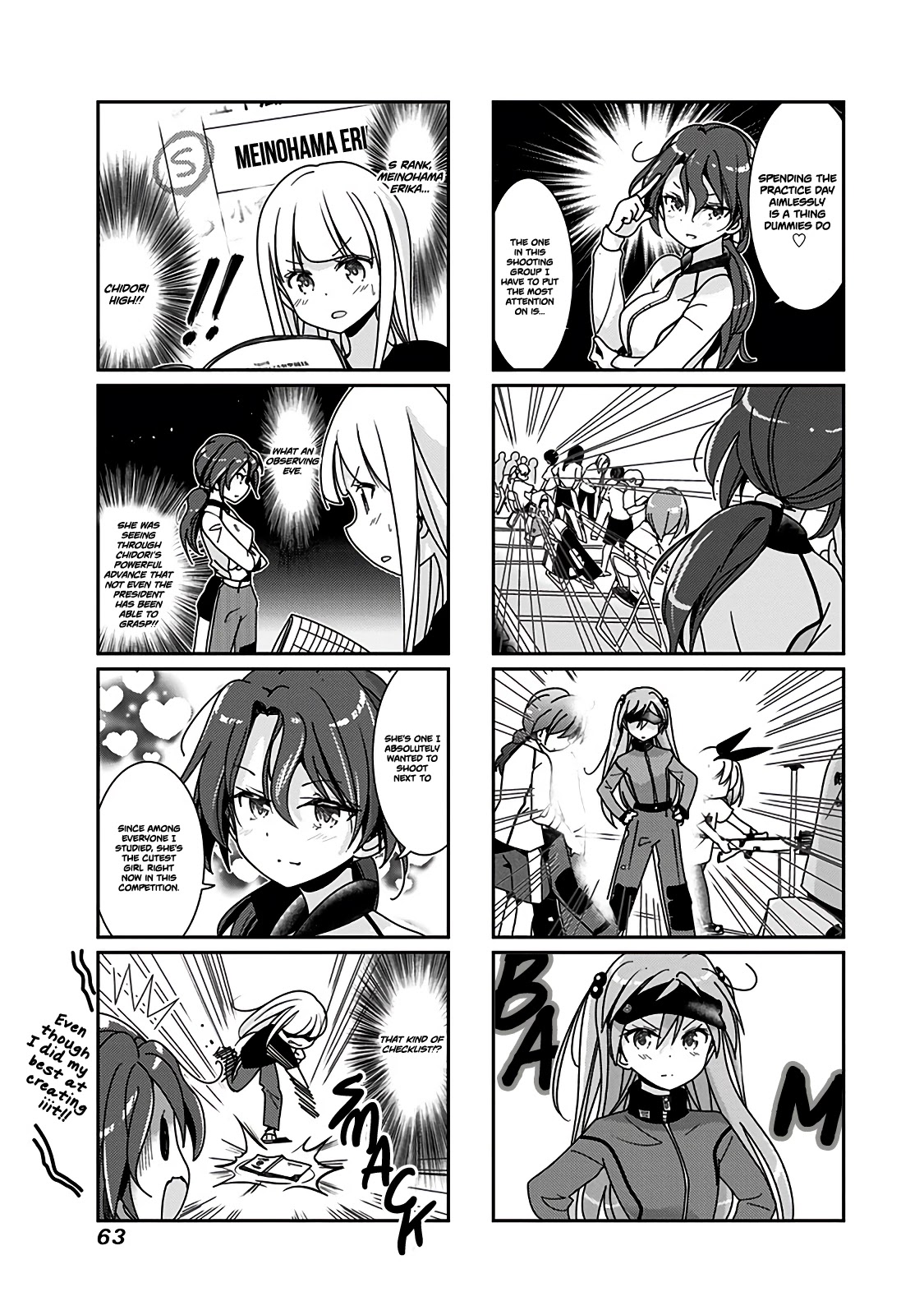 Rifle is Beautiful Chapter 44 page 6 - Chapter 44: Meinohama Erika, paying an unannounced visit