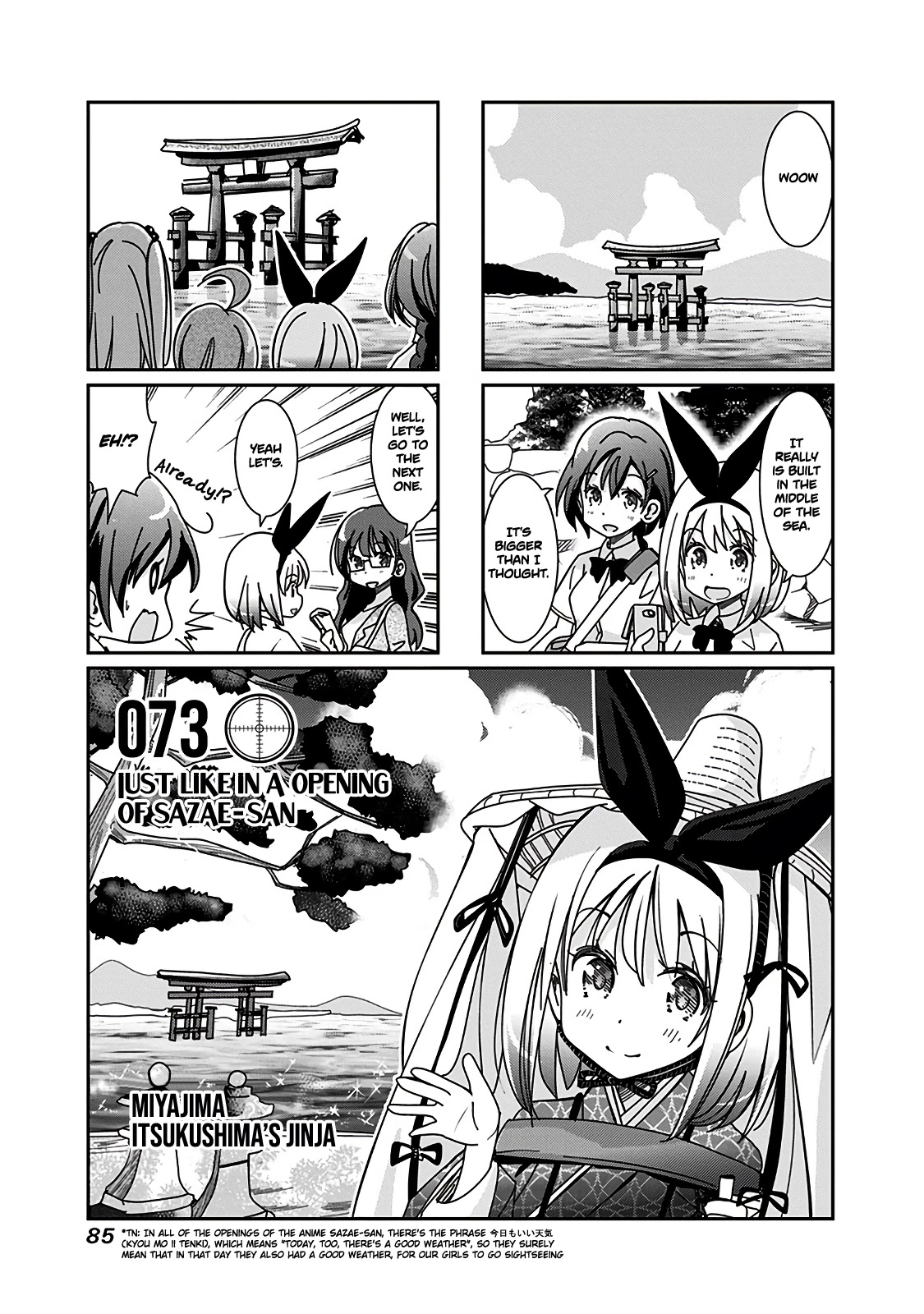Rifle is Beautiful Chapter 73 page 2 - Chapter 73: Just like in a opening of Sazae-san
