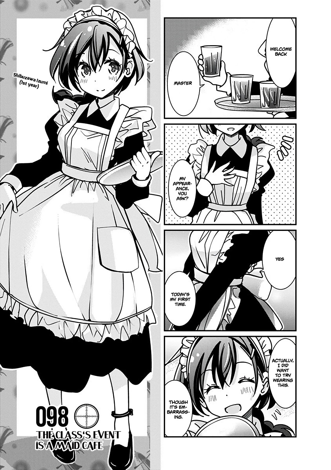 Rifle is Beautiful Chapter 98 page 2 - Chapter 98: The class's event is a maid cafe
