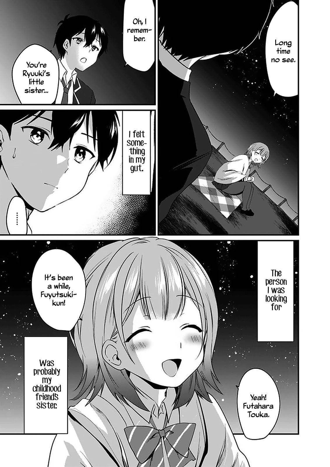 Right now, she's still my childhood friend's sister. Chapter 1 page 14 - Chapter 1