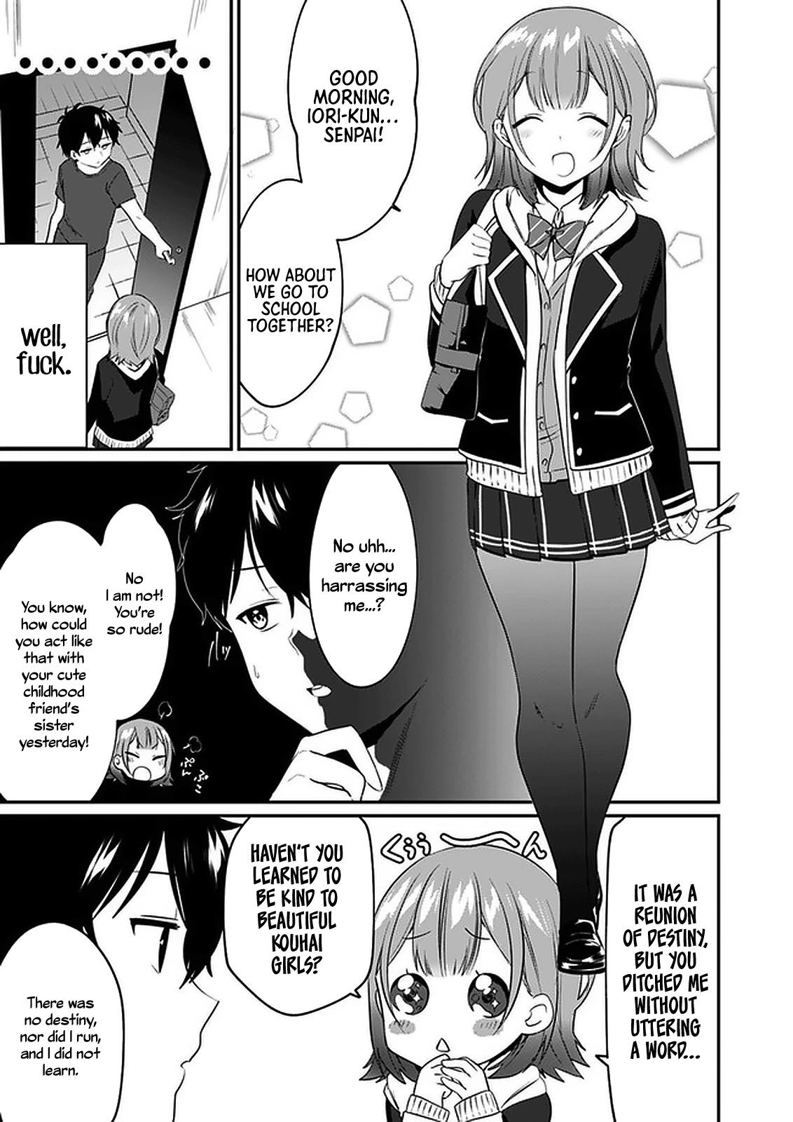 Right now, she's still my childhood friend's sister. Chapter 1 page 30 - Chapter 1