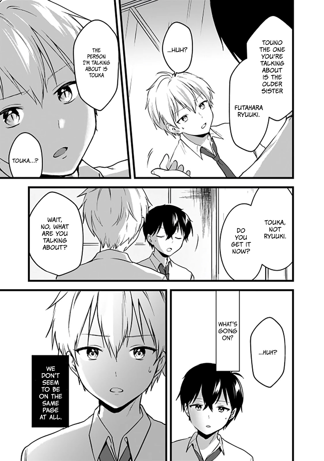 Right now, she's still my childhood friend's sister. Chapter 4 page 28 - Chapter 4