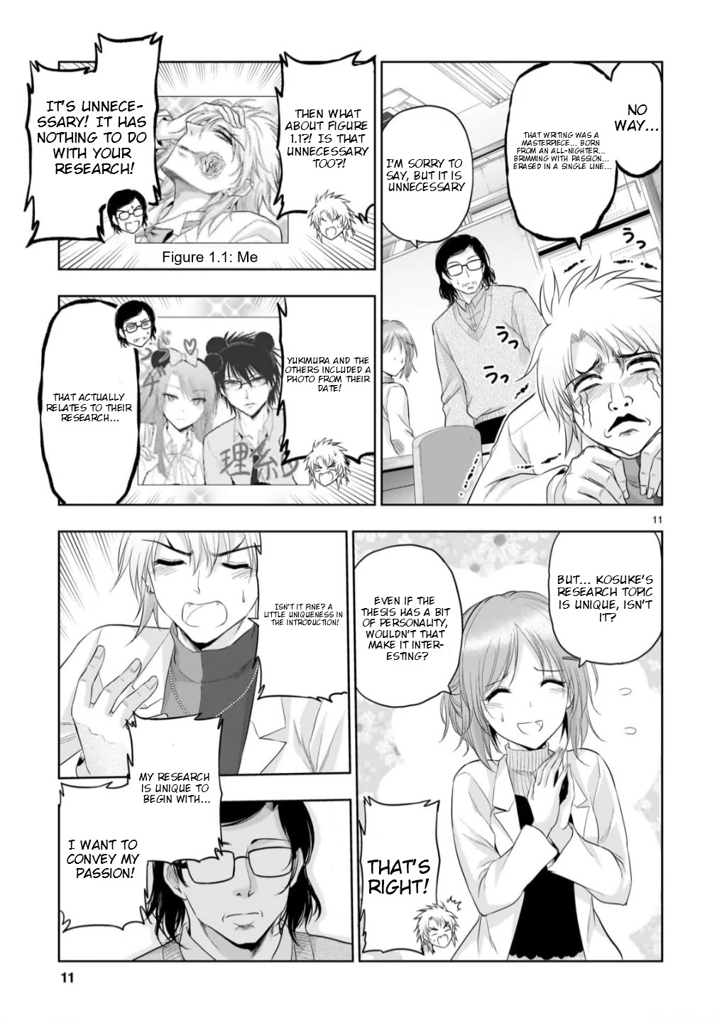 Rike ga Koi ni Ochita no de Shoumeishitemita Chapter 108 page 11 - Chapter 108: Science Fell In Love So They Tried Writing A Graduation Thesis
