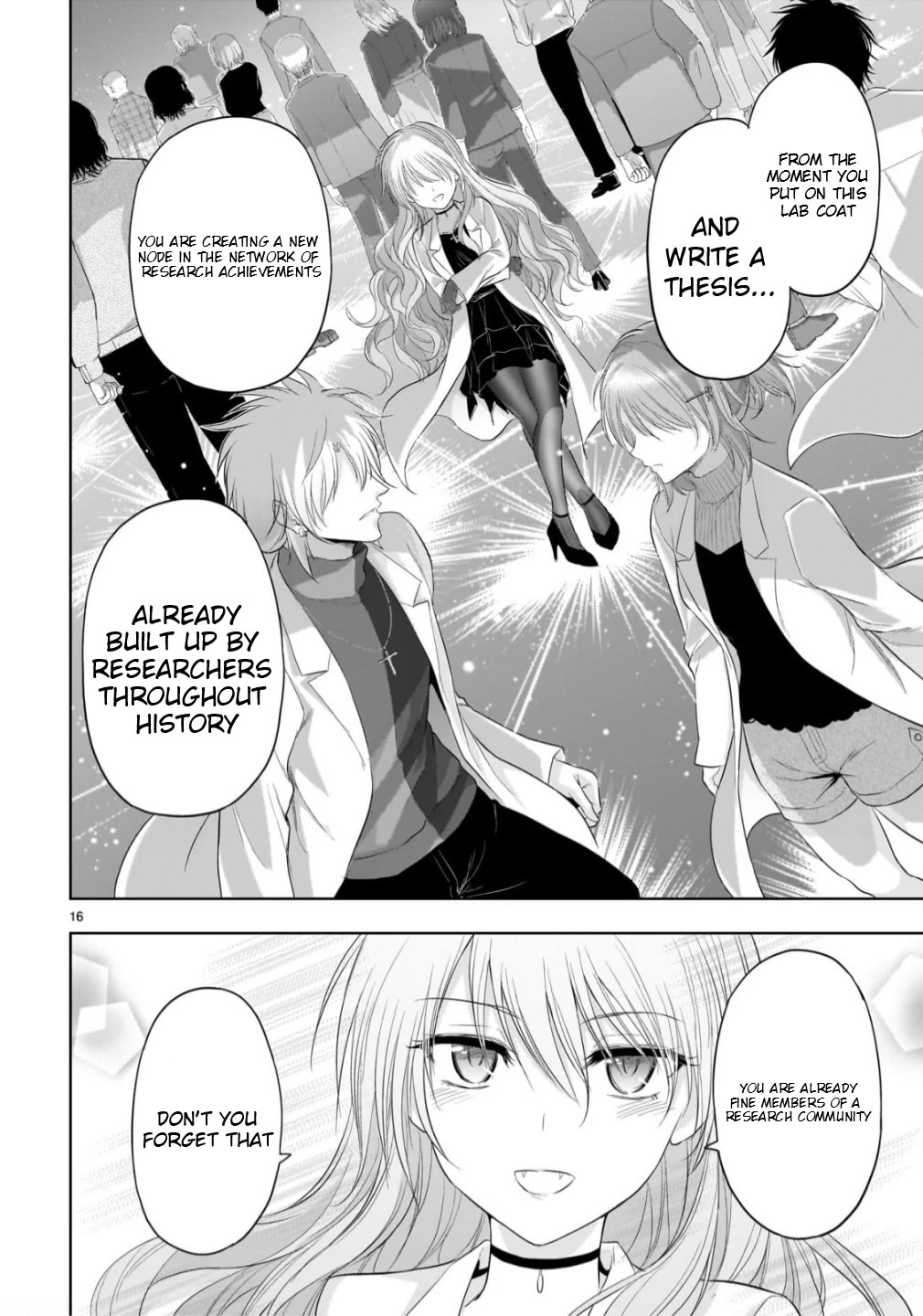 Rike ga Koi ni Ochita no de Shoumeishitemita Chapter 108 page 16 - Chapter 108: Science Fell In Love So They Tried Writing A Graduation Thesis