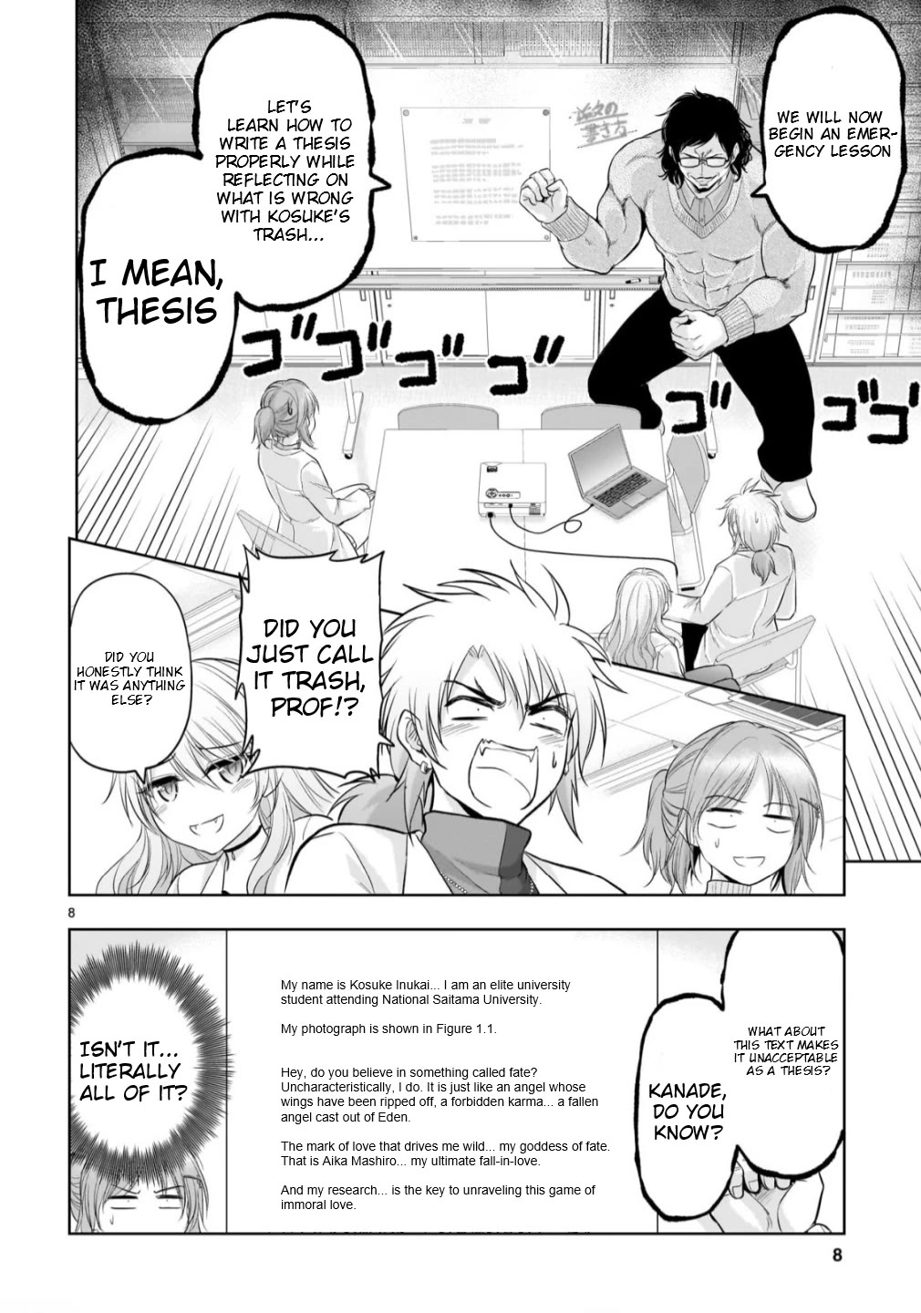 Rike ga Koi ni Ochita no de Shoumeishitemita Chapter 108 page 8 - Chapter 108: Science Fell In Love So They Tried Writing A Graduation Thesis