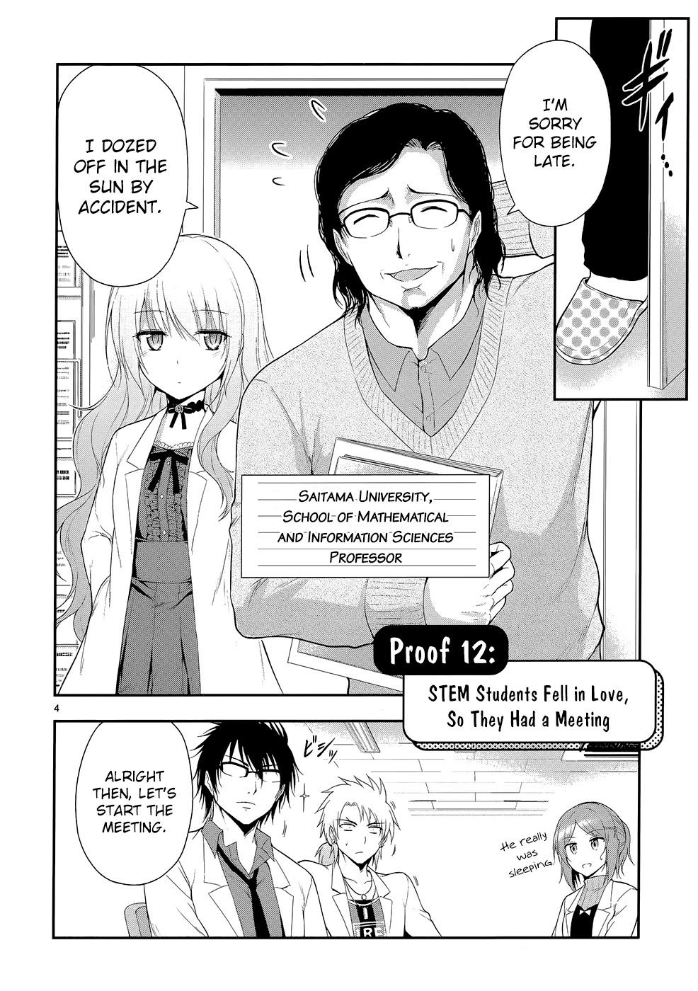 Rike ga Koi ni Ochita no de Shoumeishitemita Chapter 12 page 8 - Chapter 12: STEM students fell in love, so they had a meeting.
