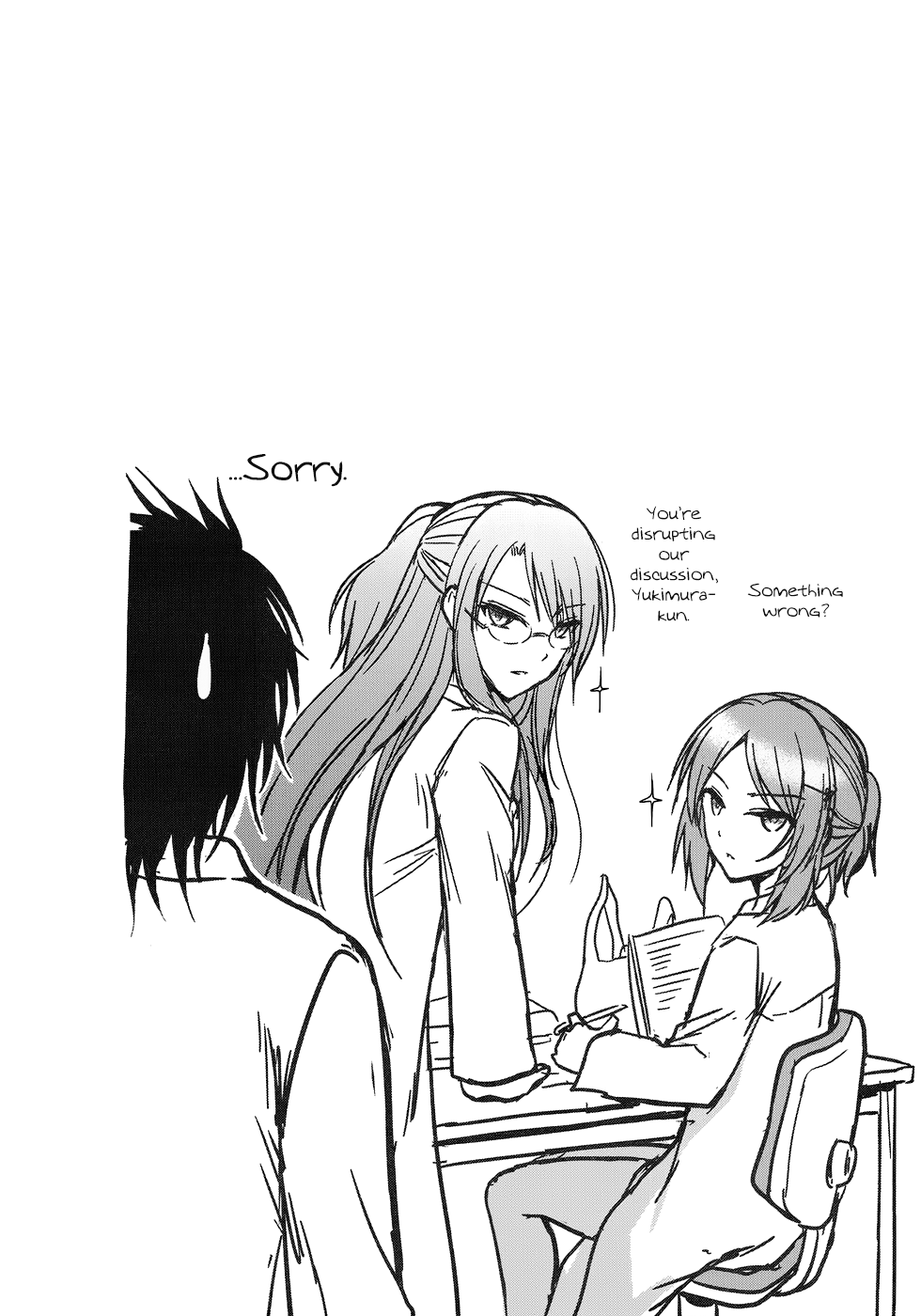 Rike ga Koi ni Ochita no de Shoumeishitemita Chapter 13.5 page 7 - Chapter 13.5: STEM students wanted to eat snacks, so they discussed it.