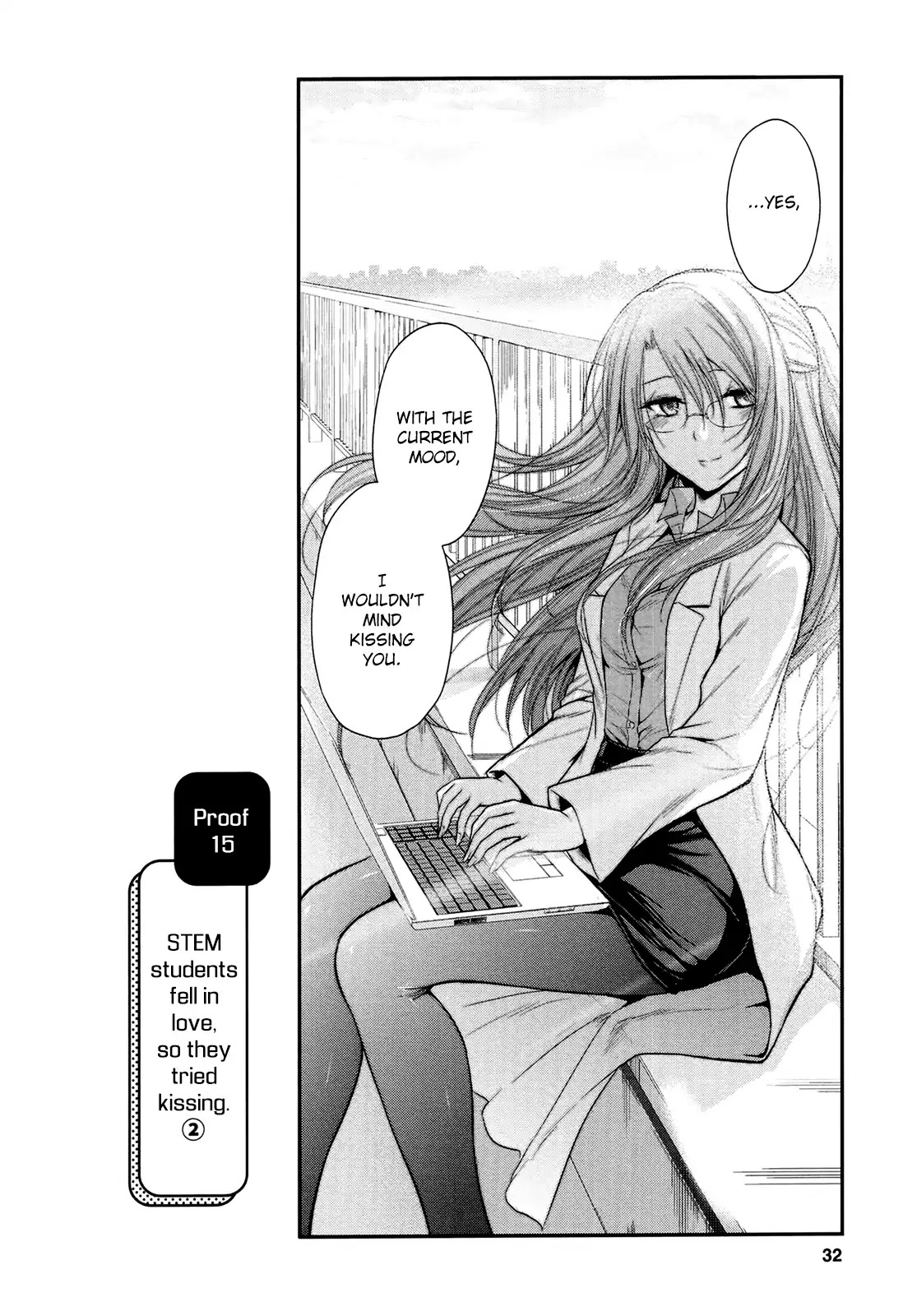 Rike ga Koi ni Ochita no de Shoumeishitemita Chapter 15 page 7 - Chapter 15: Proof 15: STEM students fell in love, so they tried kissing. ②