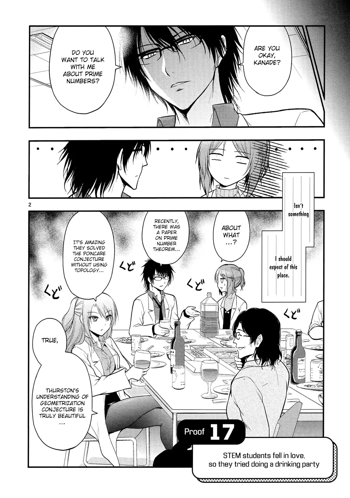 Rike ga Koi ni Ochita no de Shoumeishitemita Chapter 17 page 5 - Chapter 17: Proof 17: STEM students fell in love, so they tried doing a drinking party.