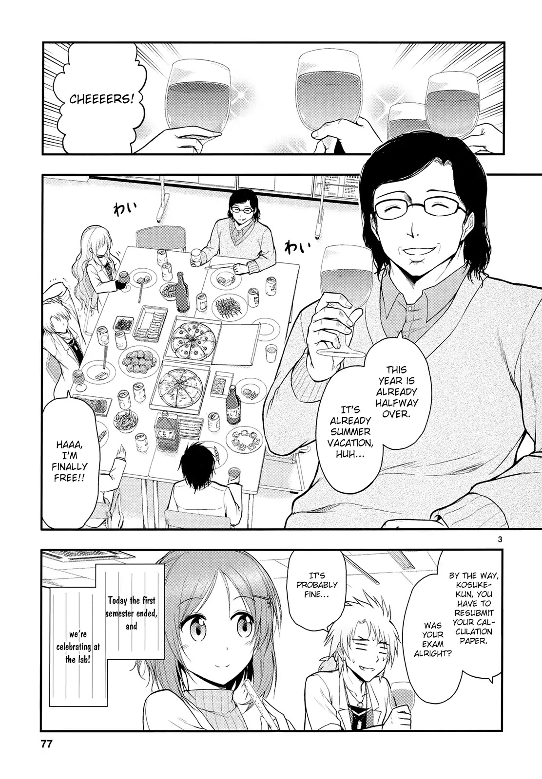 Rike ga Koi ni Ochita no de Shoumeishitemita Chapter 17 page 6 - Chapter 17: Proof 17: STEM students fell in love, so they tried doing a drinking party.