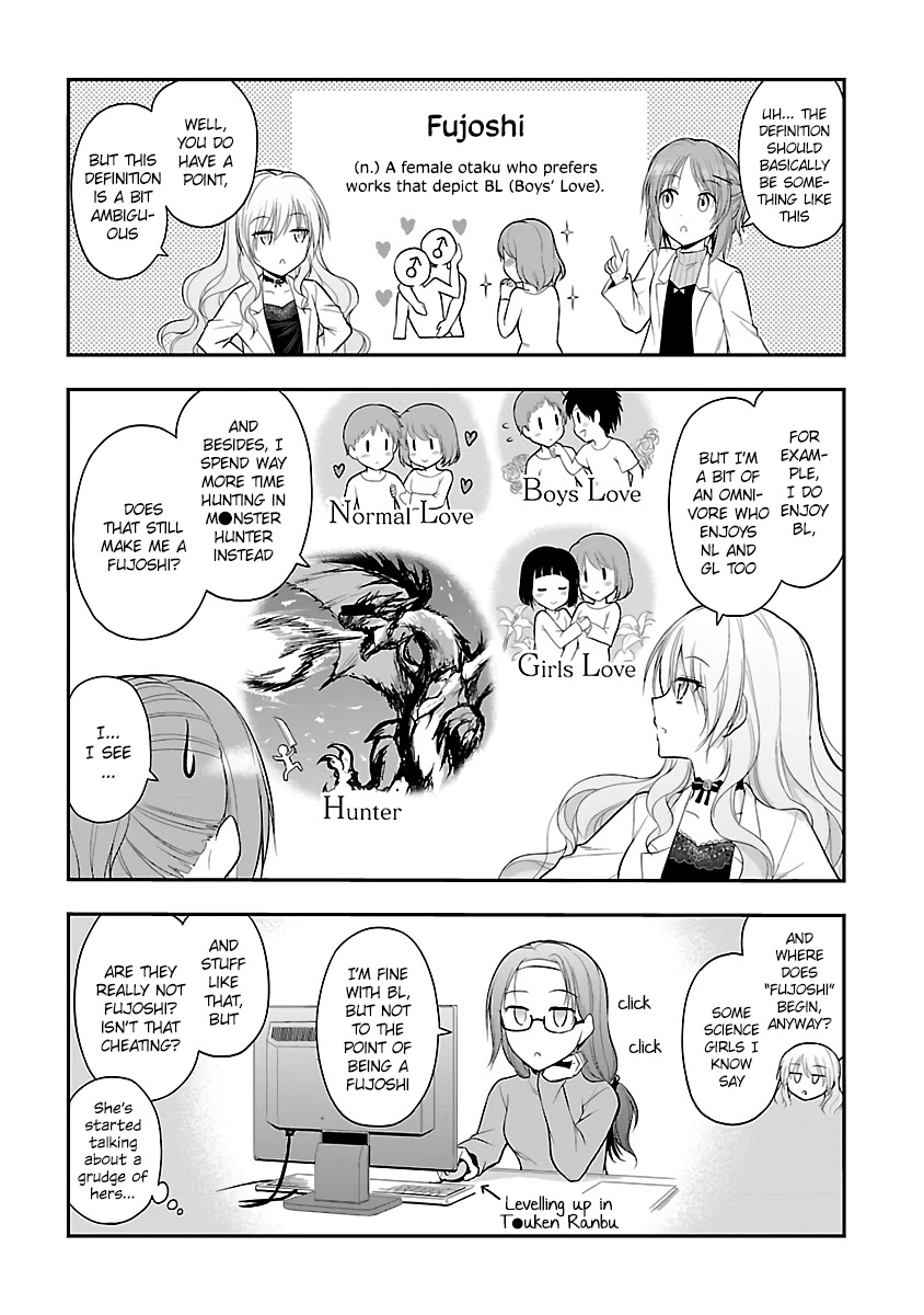 Rike ga Koi ni Ochita no de Shoumeishitemita Chapter 32.5 page 2 - Chapter 32.5: Scientific Fujoshi