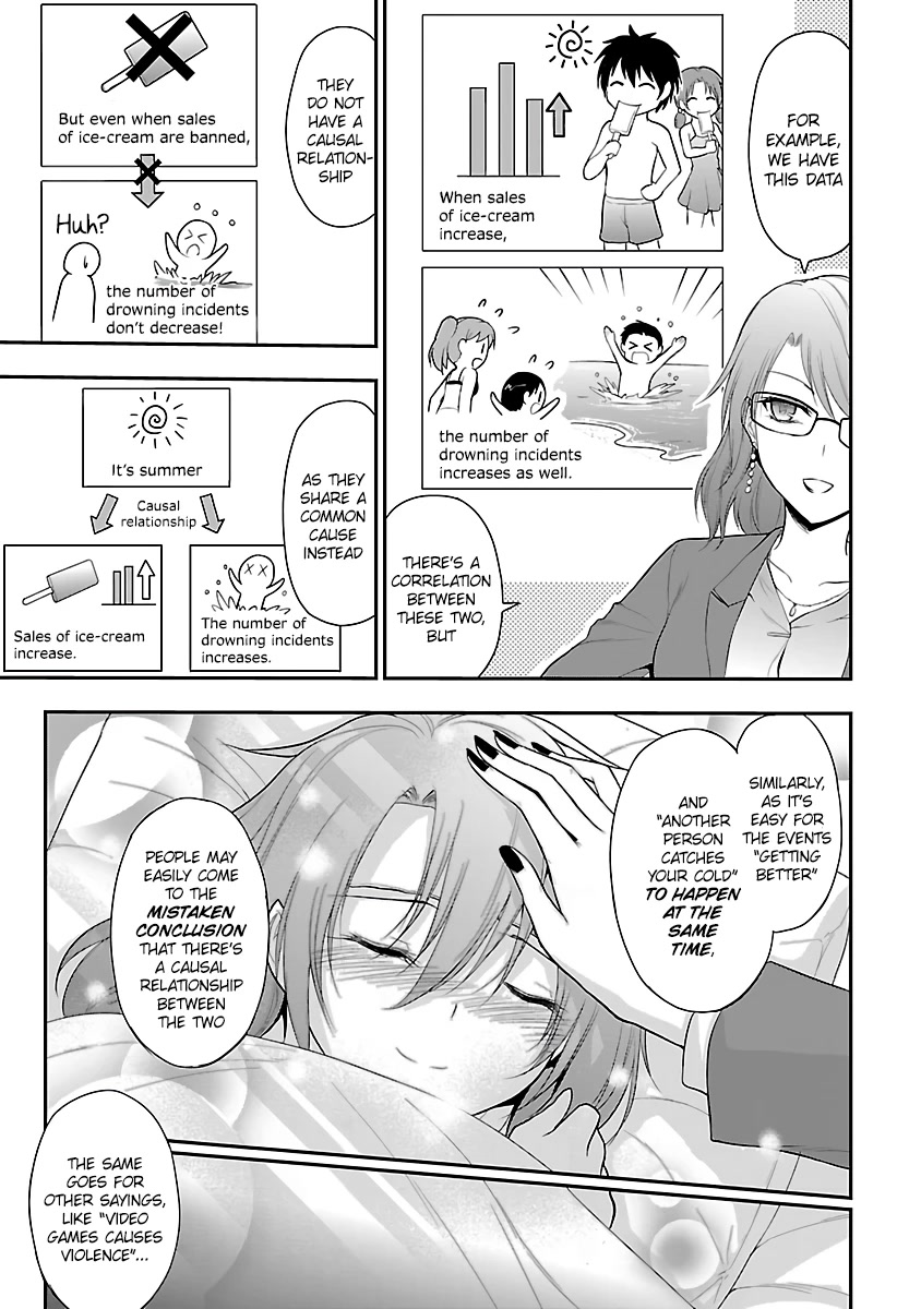 Rike ga Koi ni Ochita no de Shoumeishitemita Chapter 34.5 page 7 - Chapter 34.5: Science caught a cold, so they took care of them