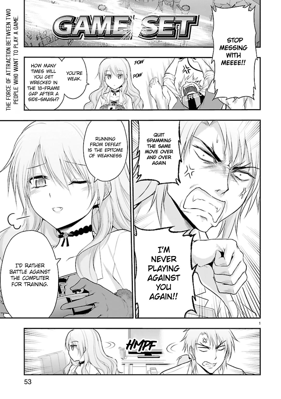 Rike ga Koi ni Ochita no de Shoumeishitemita Chapter 36.5 page 1 - Chapter 36.5: The force of attraction between two people who want to play a game.
