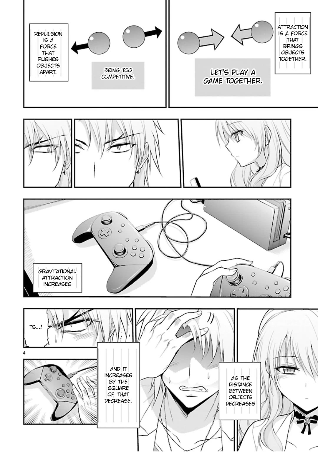 Rike ga Koi ni Ochita no de Shoumeishitemita Chapter 36.5 page 4 - Chapter 36.5: The force of attraction between two people who want to play a game.
