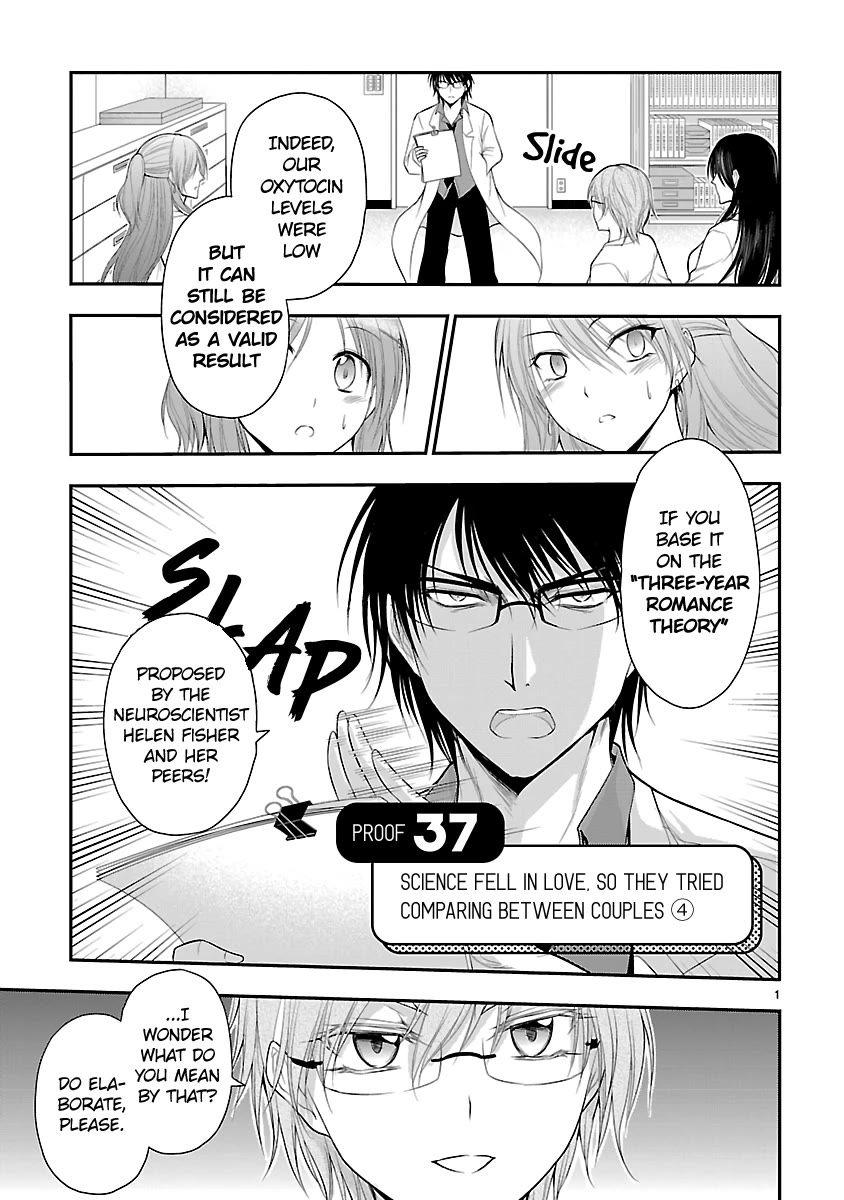 Rike ga Koi ni Ochita no de Shoumeishitemita Chapter 37 page 1 - Chapter 37: Science fell in love, so they tried comparing between couples (Part 4)