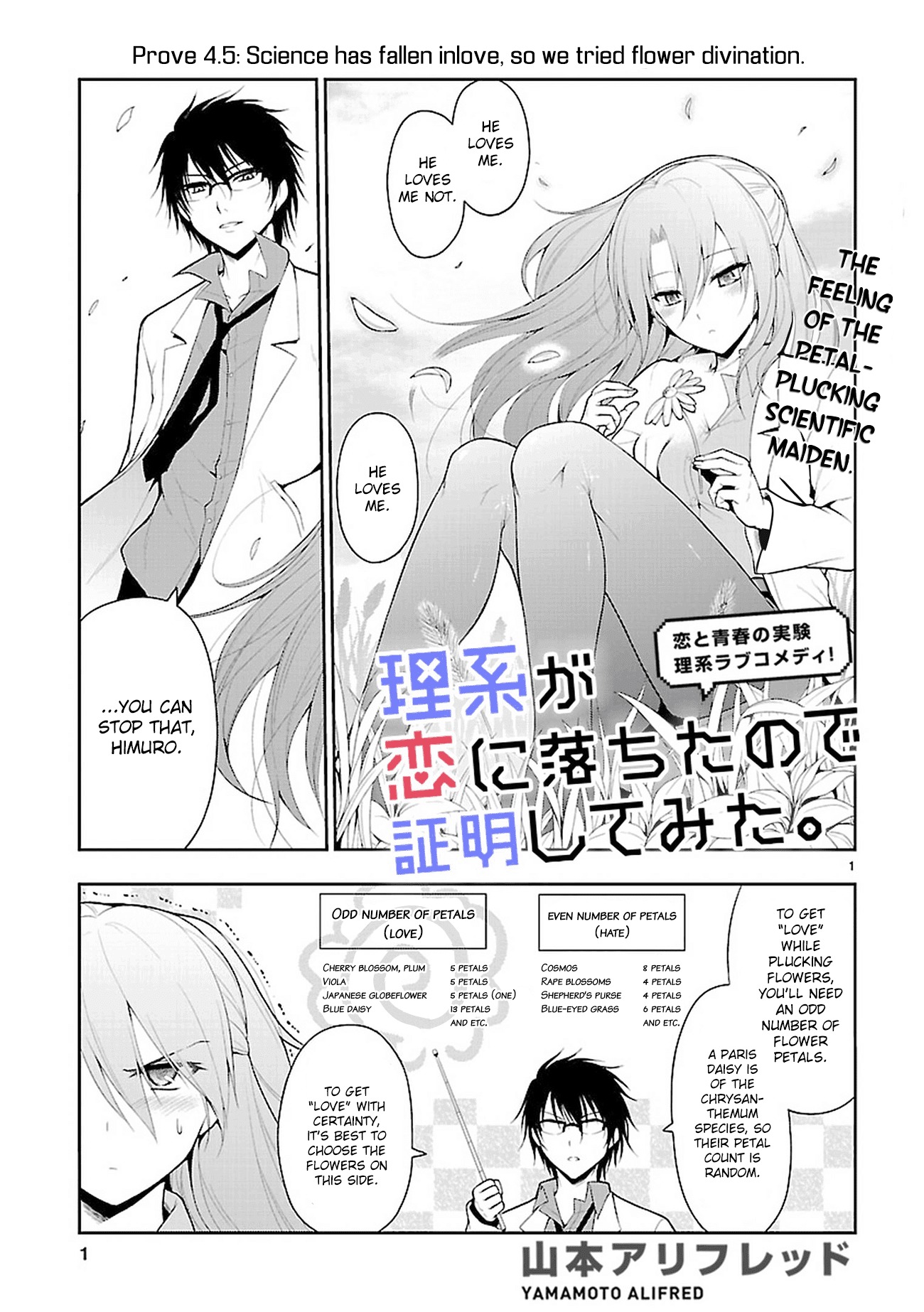 Rike ga Koi ni Ochita no de Shoumeishitemita Chapter 4.5 page 4 - Chapter 4.5: Proof 4.5: Science Has Fallen In Love, So We Tried Flower Divination