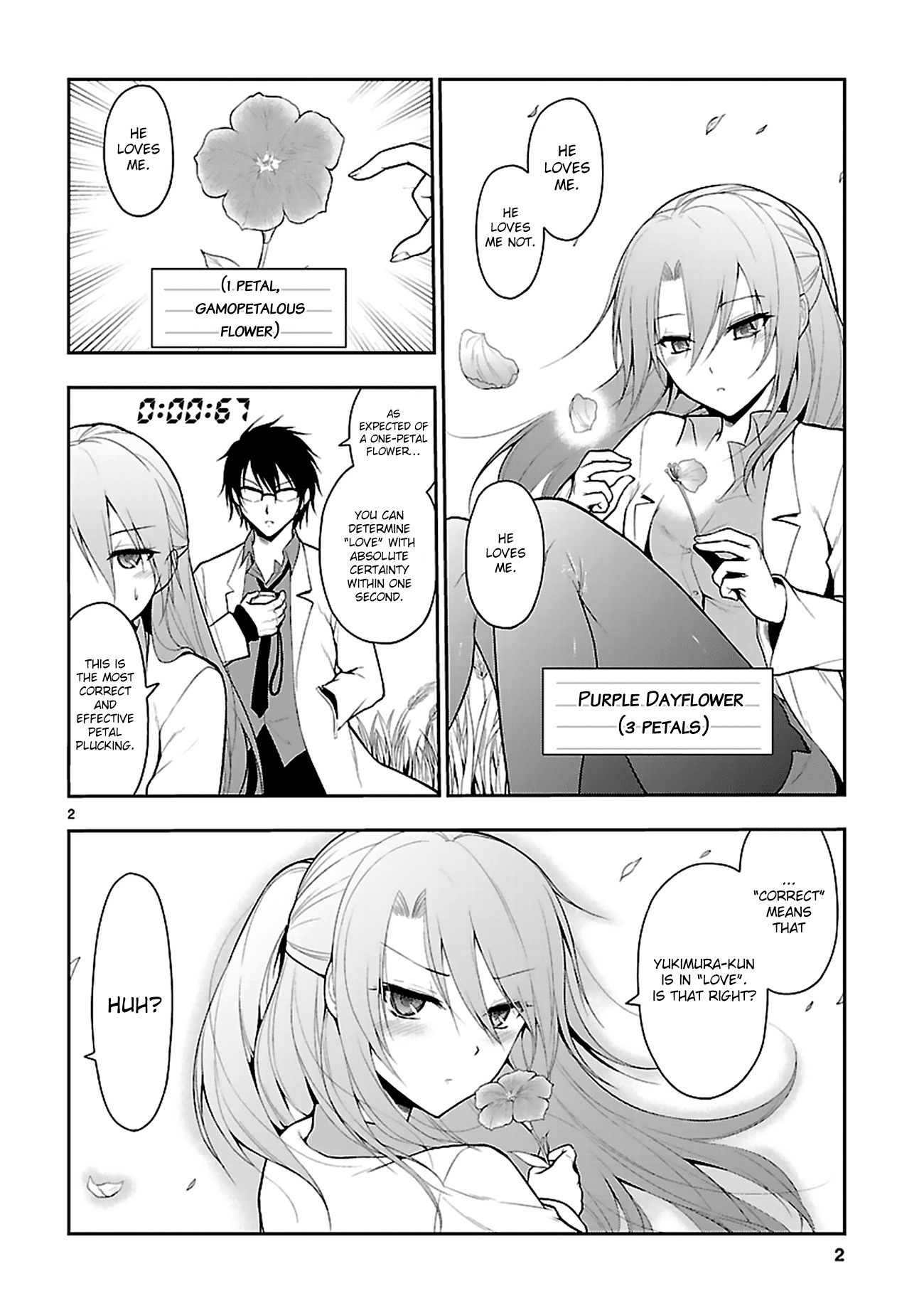Rike ga Koi ni Ochita no de Shoumeishitemita Chapter 4.5 page 5 - Chapter 4.5: Proof 4.5: Science Has Fallen In Love, So We Tried Flower Divination