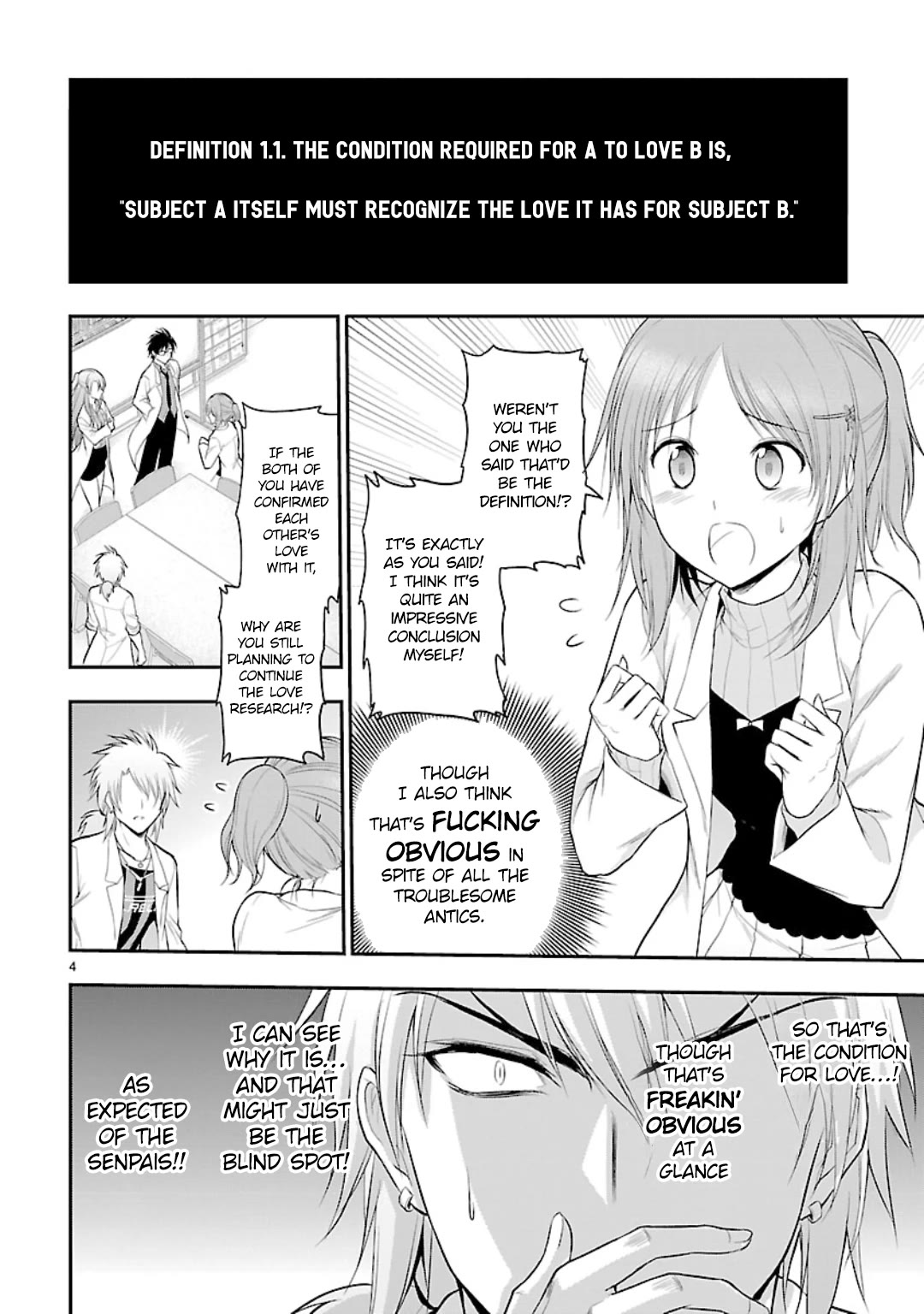 Rike ga Koi ni Ochita no de Shoumeishitemita Chapter 43 page 4 - Chapter 43: Science fell in love so they tried to designate a unit for favorability.