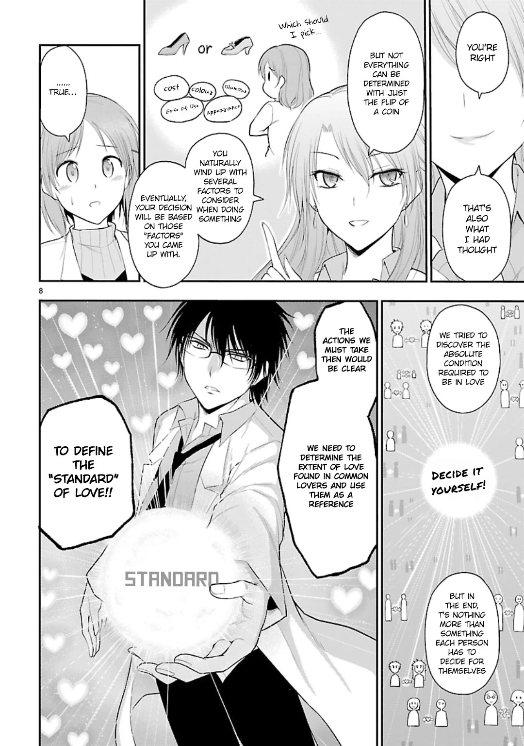 Rike ga Koi ni Ochita no de Shoumeishitemita Chapter 43 page 8 - Chapter 43: Science fell in love so they tried to designate a unit for favorability.