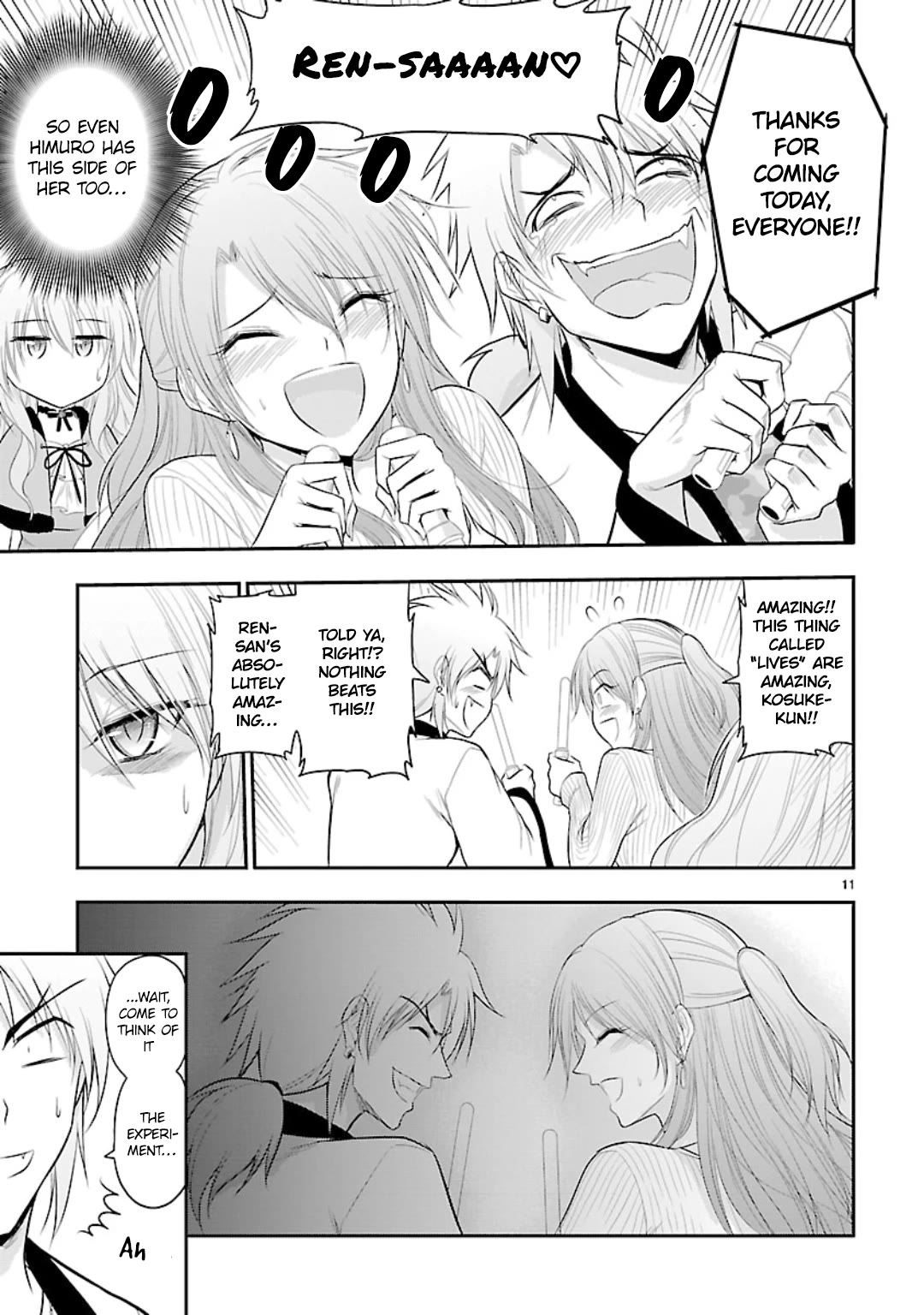 Rike ga Koi ni Ochita no de Shoumeishitemita Chapter 45 page 11 - Chapter 45: Science Fell in Love so They Tried Going to a Live Concert.