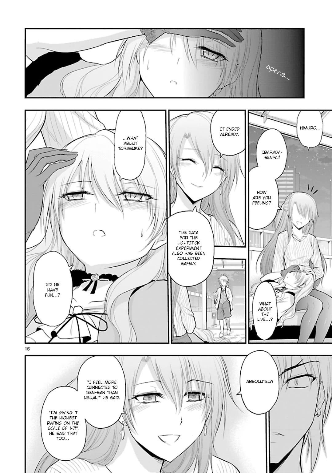 Rike ga Koi ni Ochita no de Shoumeishitemita Chapter 45 page 16 - Chapter 45: Science Fell in Love so They Tried Going to a Live Concert.