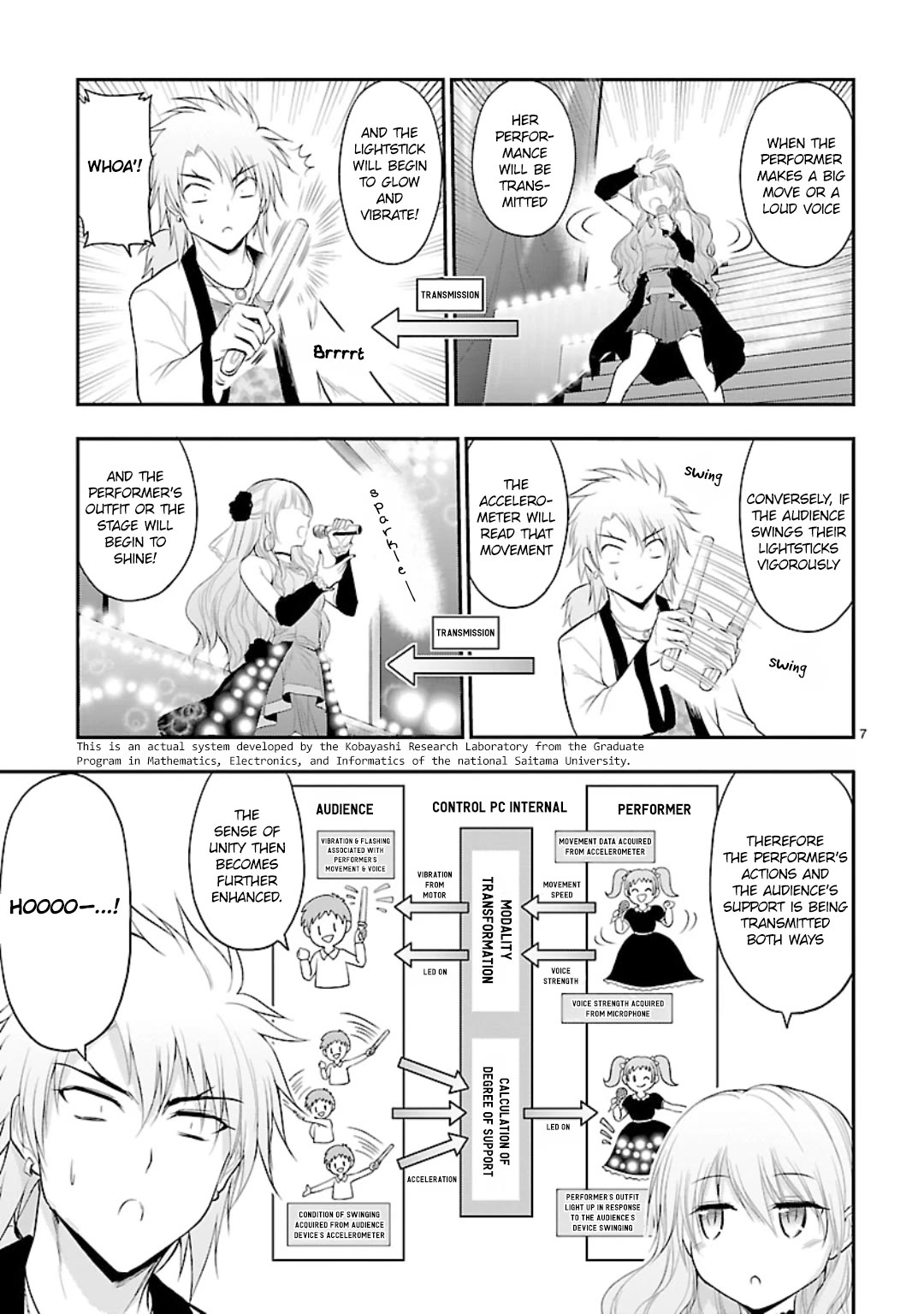Rike ga Koi ni Ochita no de Shoumeishitemita Chapter 45 page 7 - Chapter 45: Science Fell in Love so They Tried Going to a Live Concert.
