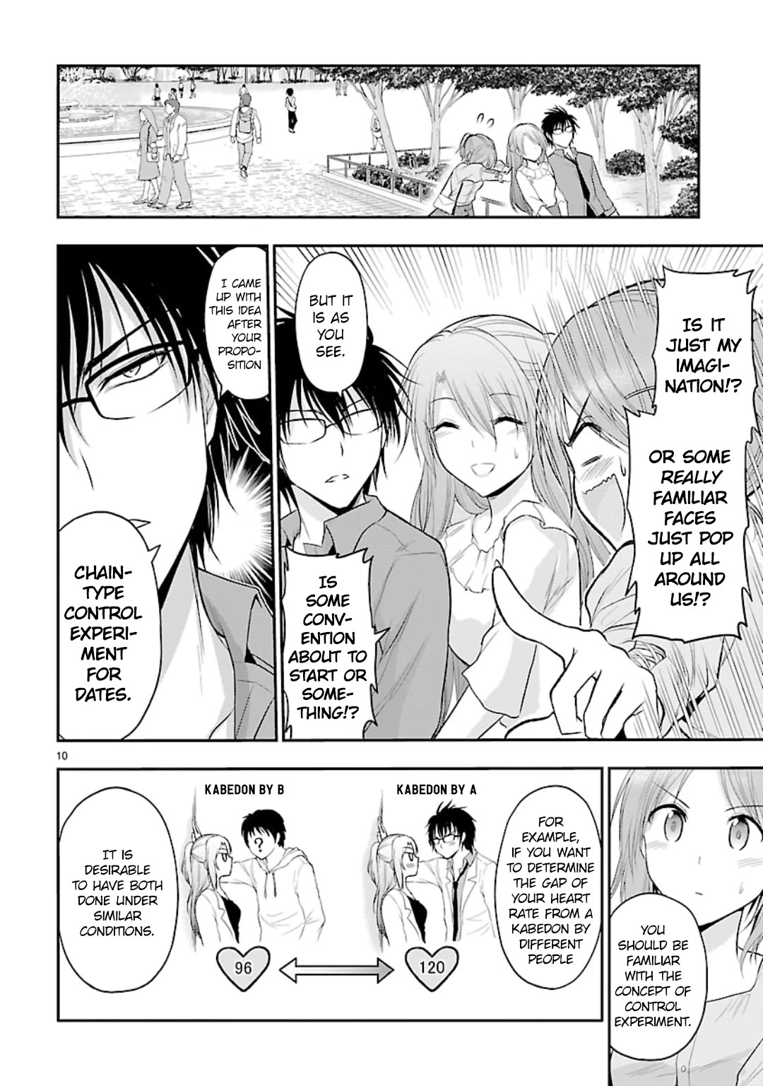 Rike ga Koi ni Ochita no de Shoumeishitemita Chapter 46 page 10 - Chapter 46: Science Fell in Love so They Tried Going on a Double Date.